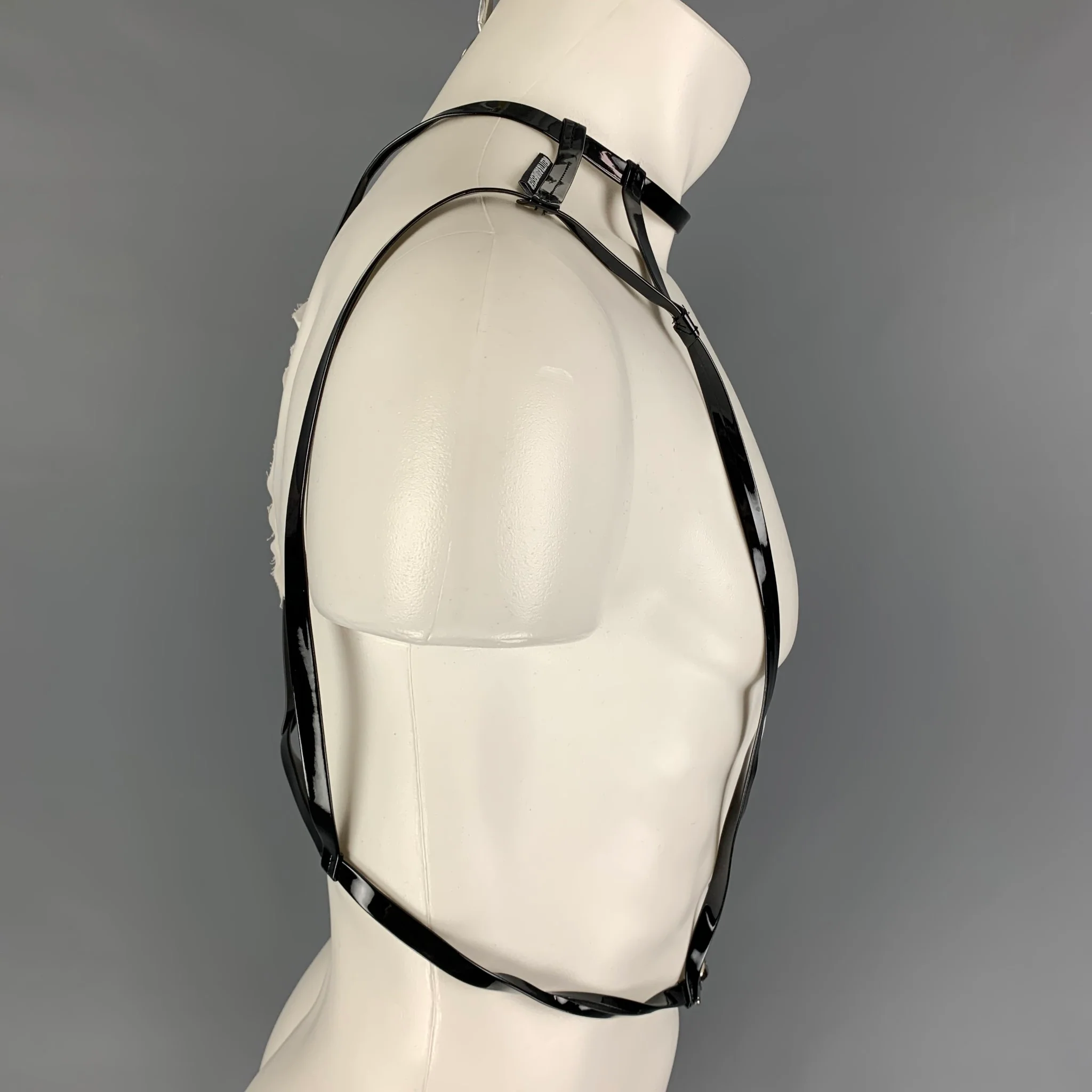 MELITTA BAUMEISTER Size L Black Faux patent leather Harness - Image 3