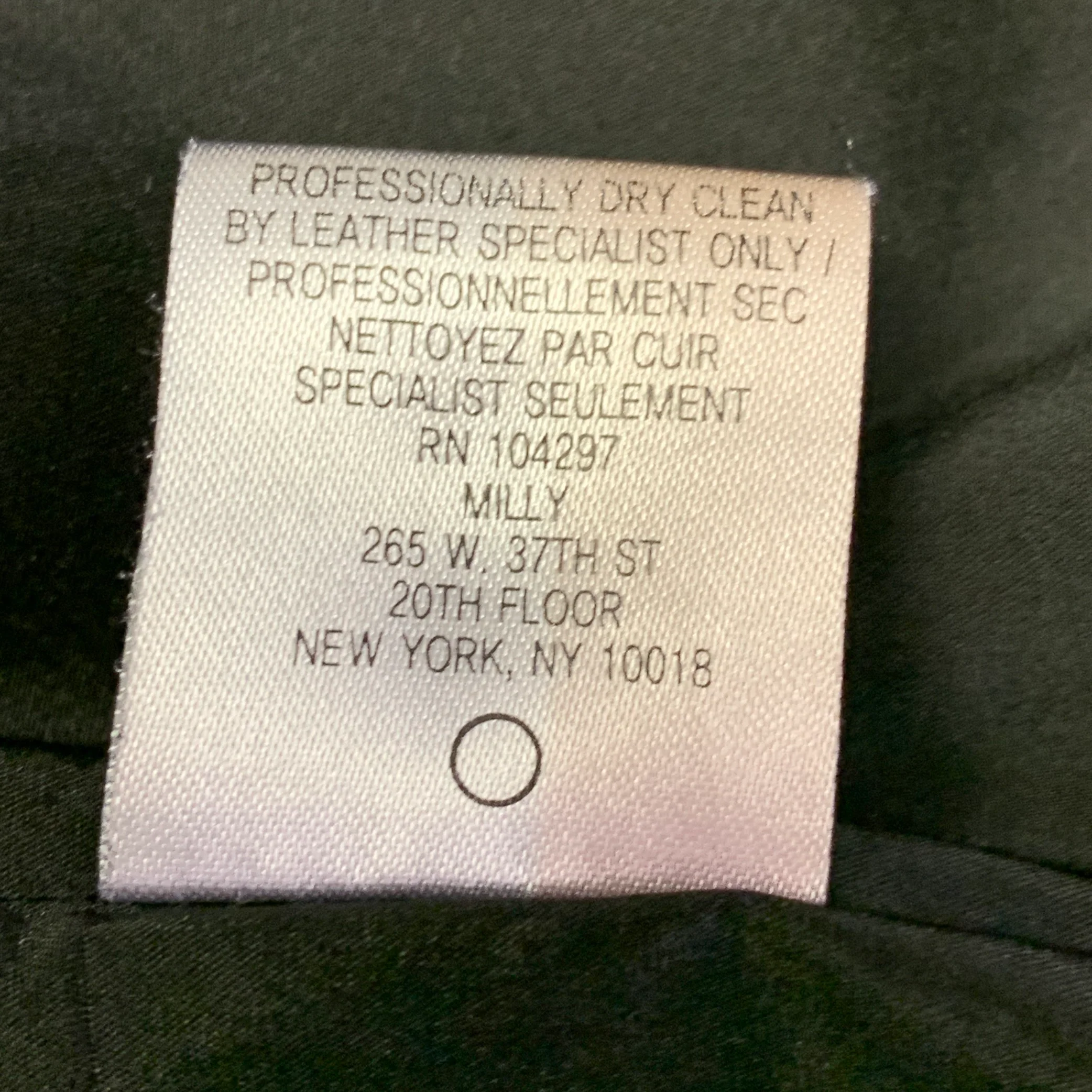 MILLY Size S Black Lambskin Leather Ruffle Jacket - Image 8
