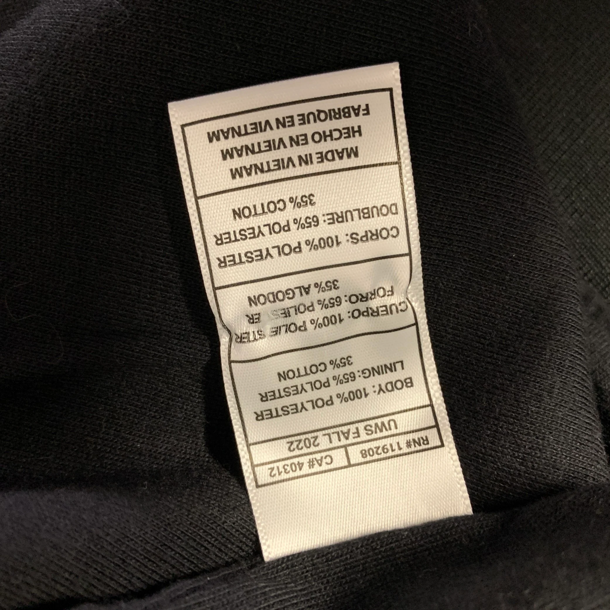 Mitchell & Ness Nostalgia Co Chest Size M Black Red Embroidery Jacket - Image 6