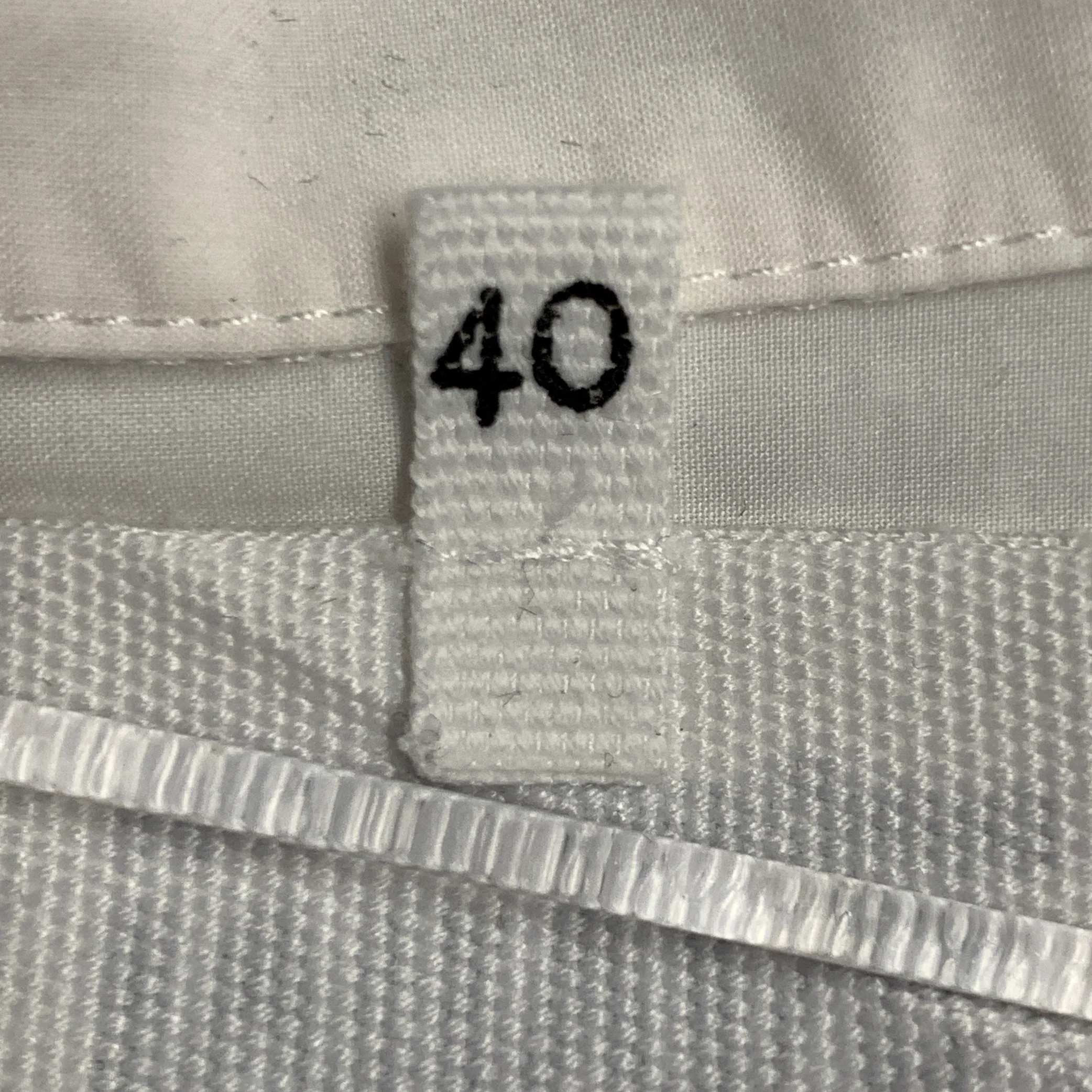 MM6 MAISON MARGIELA Size S White Cotton Long Sleeve Zip Up Shirt - Image 6