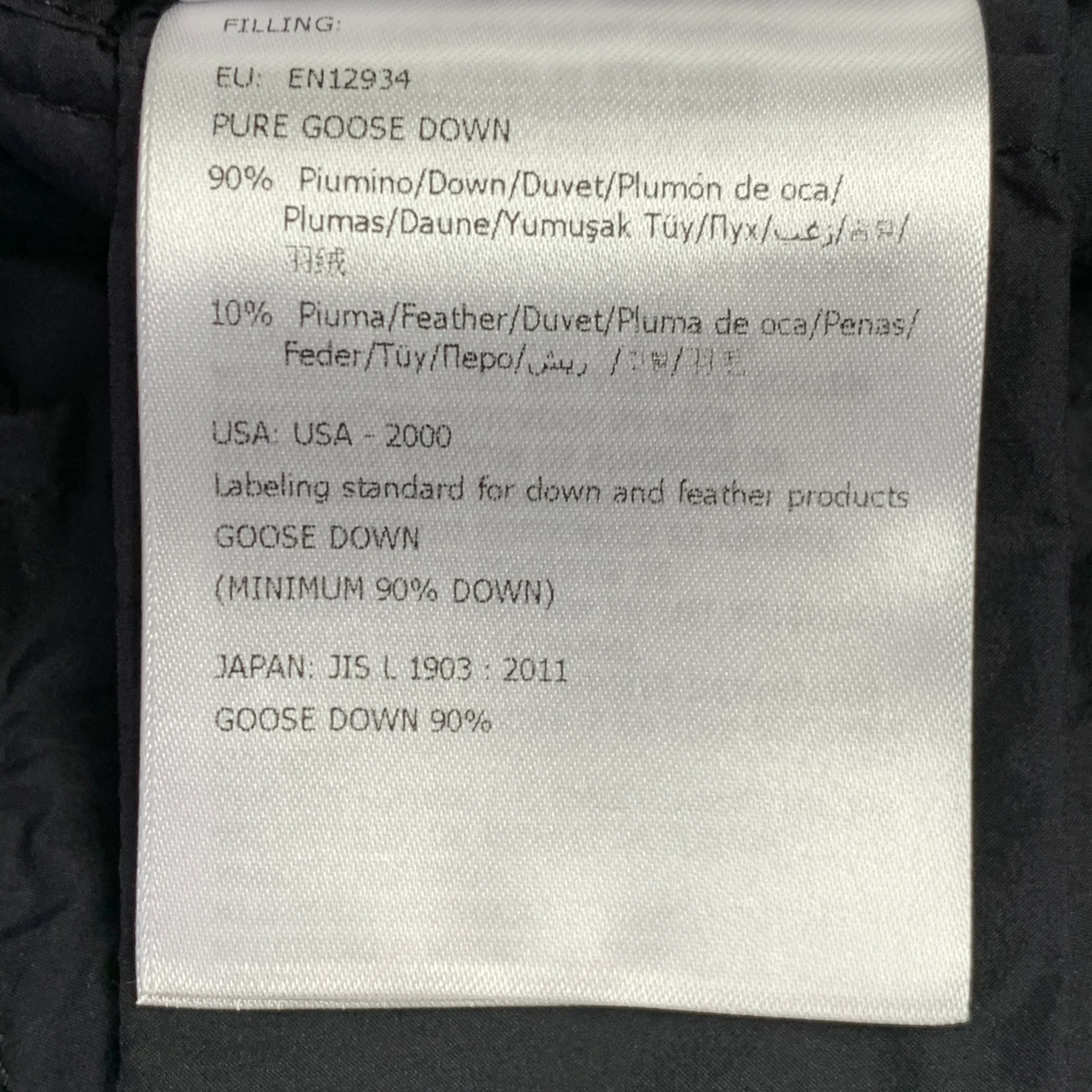 MONCLER Size L Black Nylon Quilted Double Zipper Jacket - Image 10
