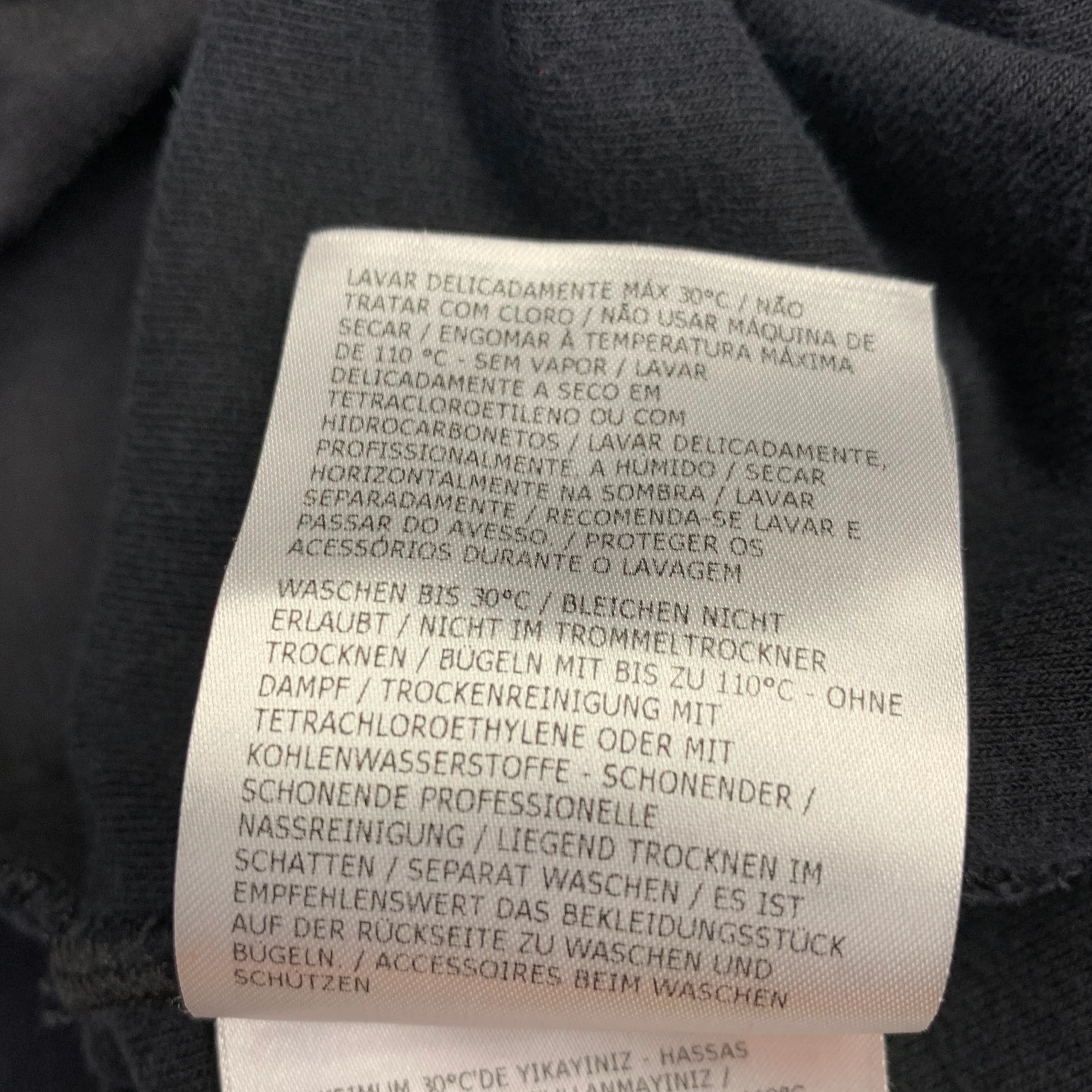 MONCLER Size L Black Terrycloth Cotton Drawstring Shorts - Image 10