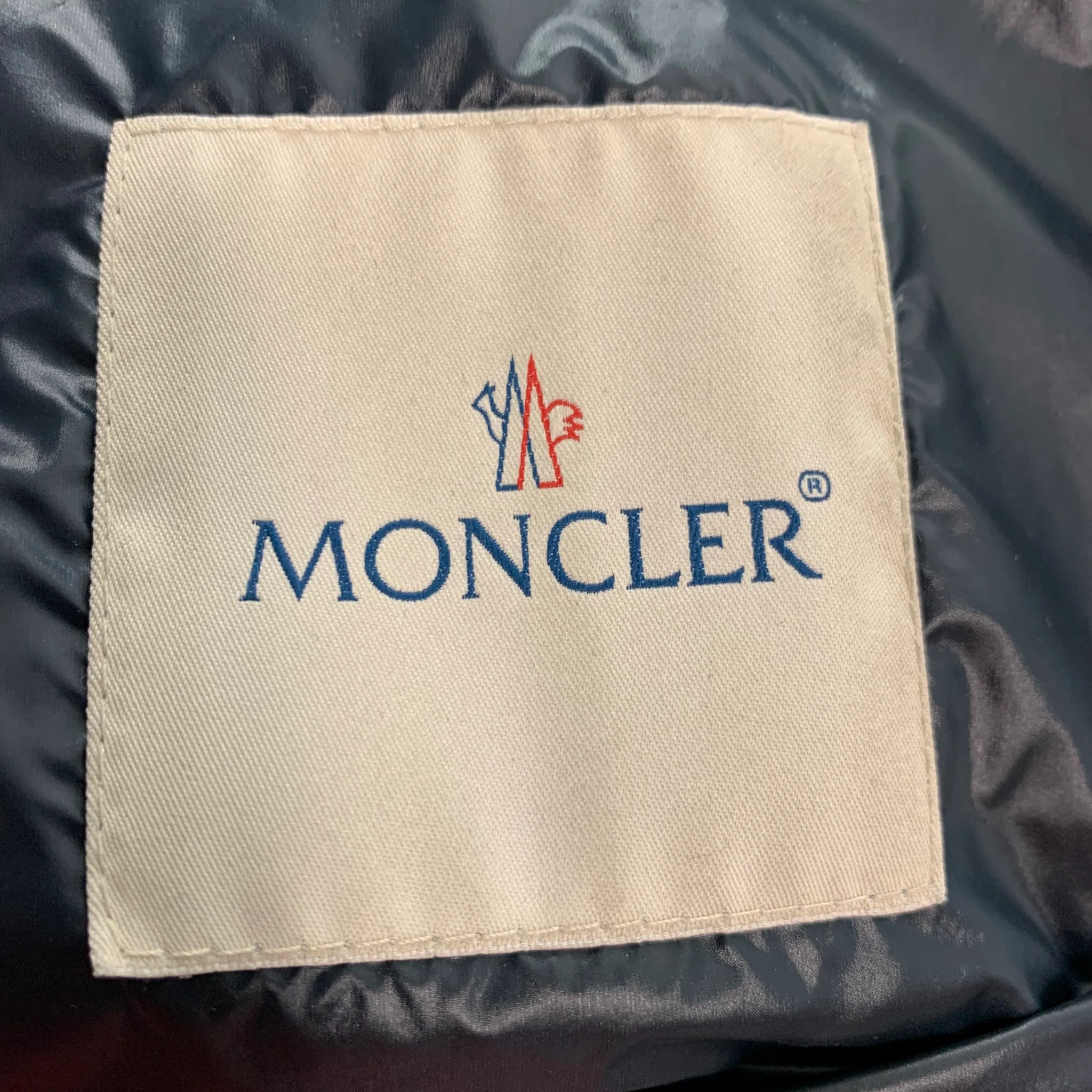 MONCLER Size L Navy Quilted Nylon Zip Up Vest - Image 6