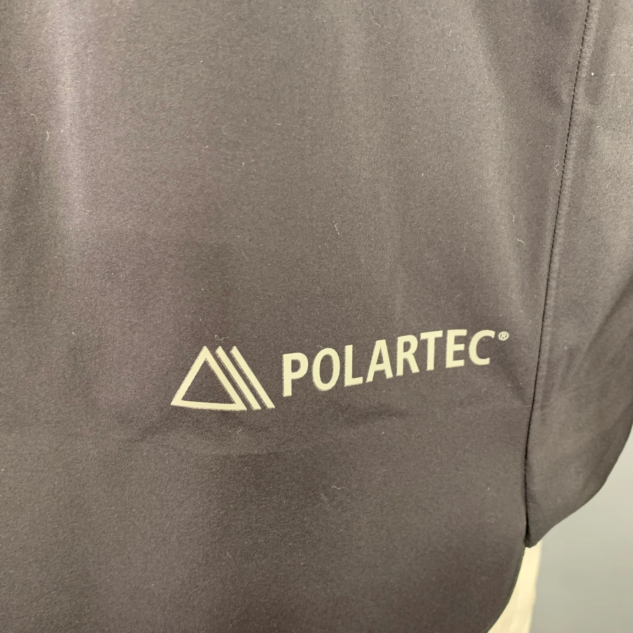MONCLER Size XL Fuyens Black Polyamide Blend Zip Pockets Jacket - Image 5
