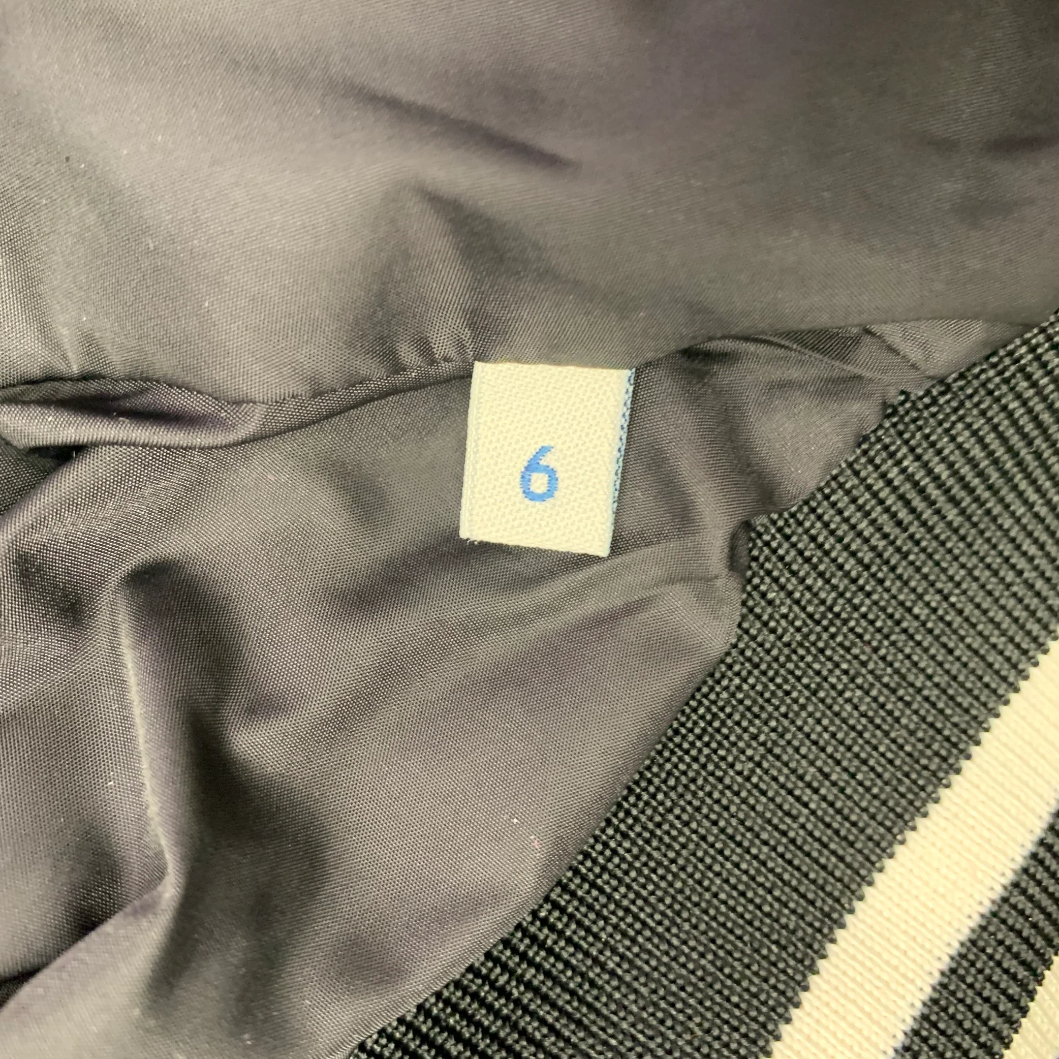 MONCLER Size XXXL Black White Polyamide Jacket - Image 6