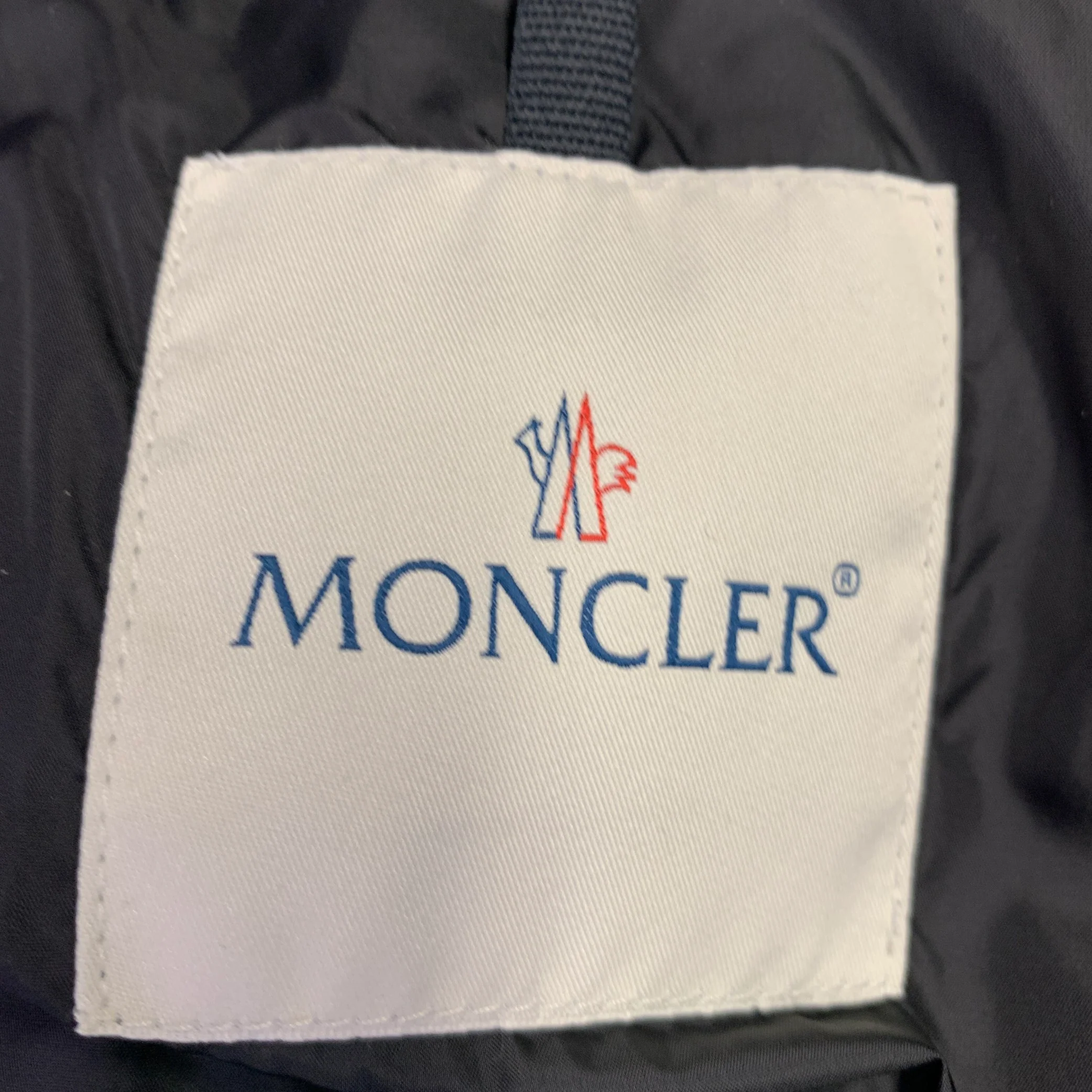 MONCLER Size XXXL Grey Quilted Wool Zip Up Jacket - Image 5