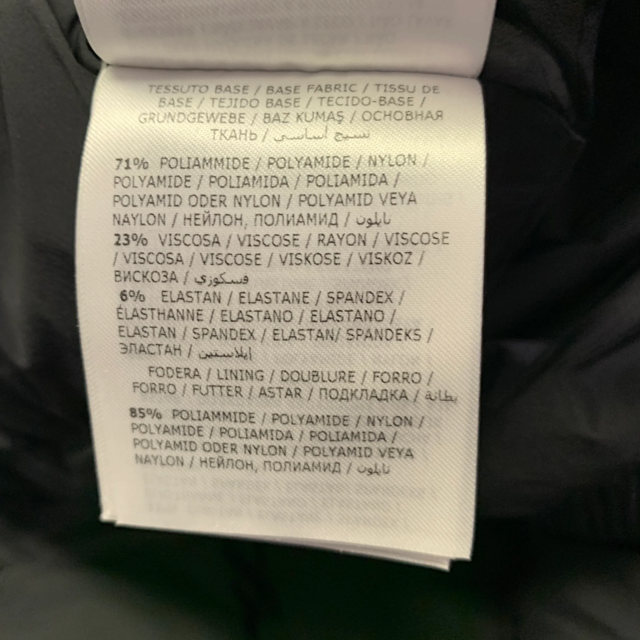 MONCLER Size XXXL Praz Black Nylon Blend Hooded Coat - Image 14