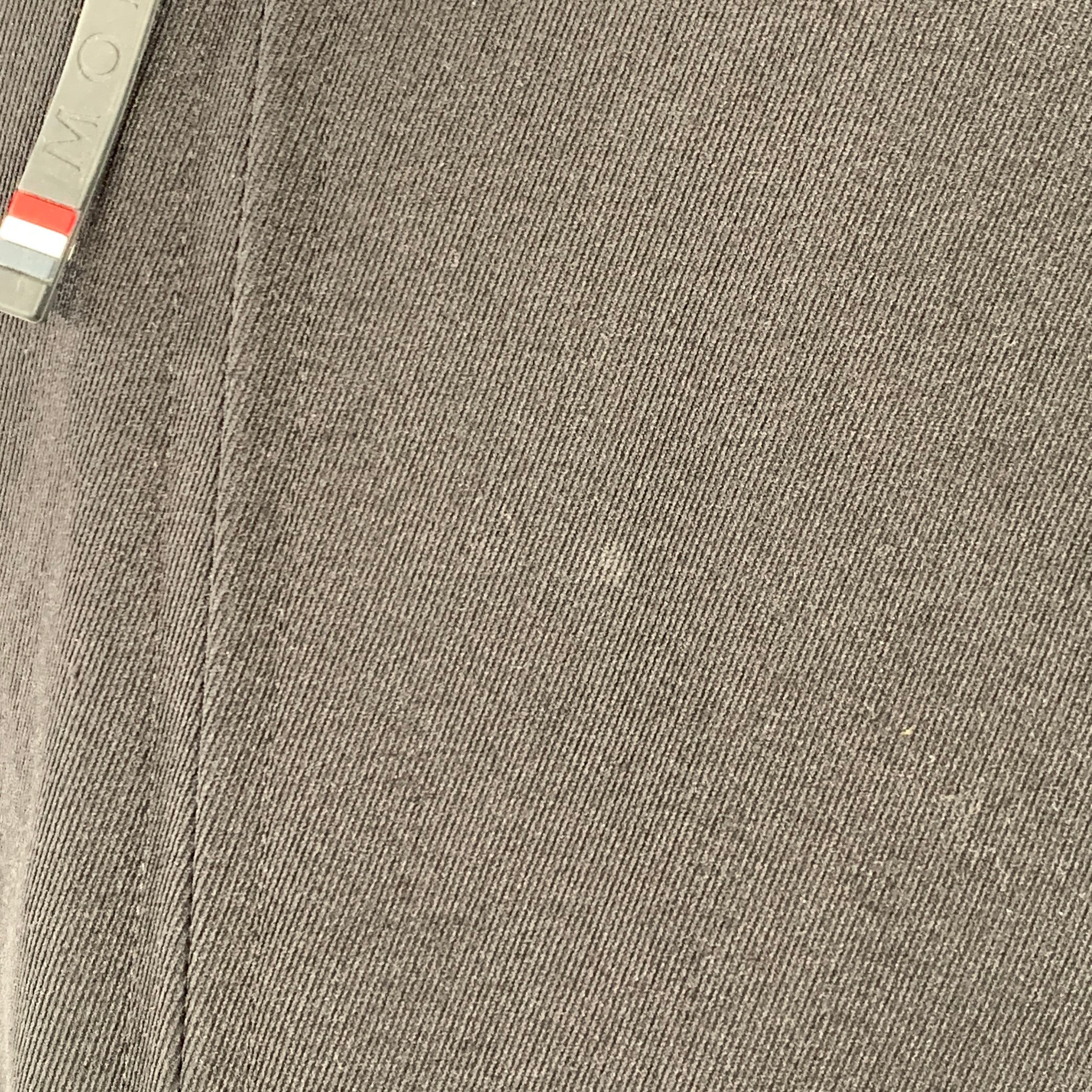 MONCLER Size XXXL Praz Black Nylon Blend Hooded Coat - Image 5