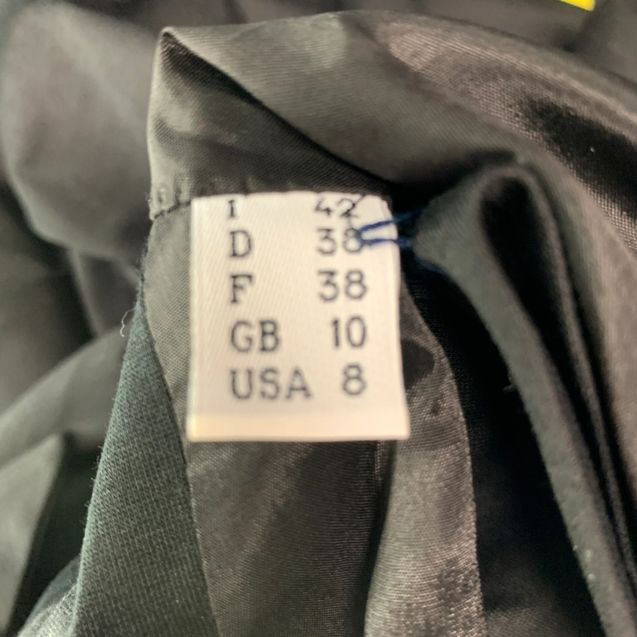 MOSCHINO Size 8 Black Cotton & Polyester Jacket - Image 5