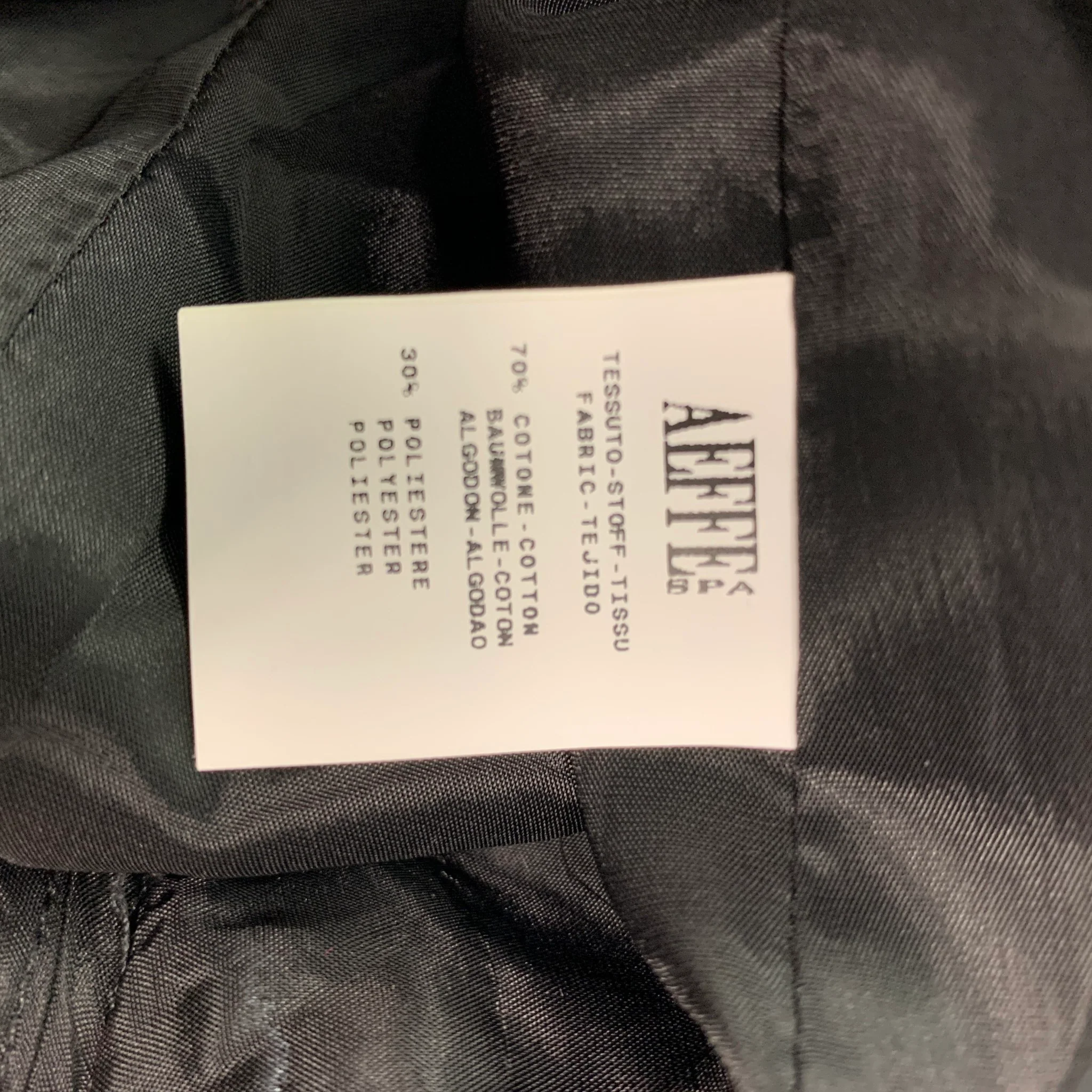 MOSCHINO Size 8 Black Cotton & Polyester Jacket - Image 6