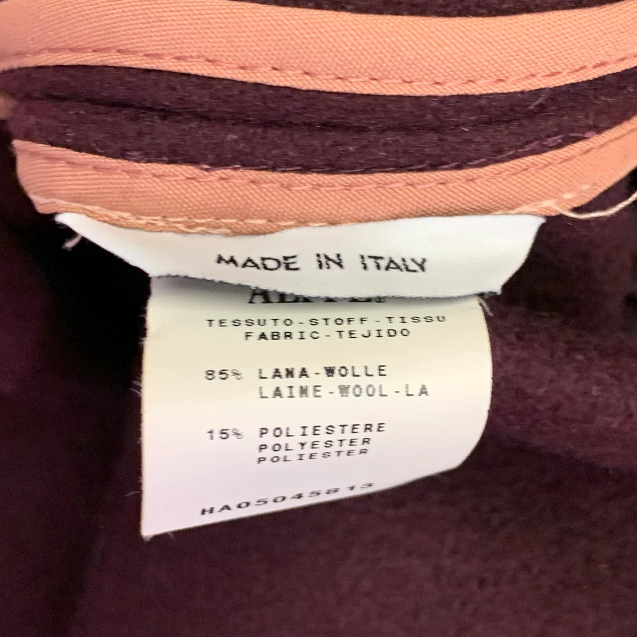MOSCHINO Size 8 Pink Maroon Wool Blend Woven Bow Snaps Jacket Blazer - Image 7