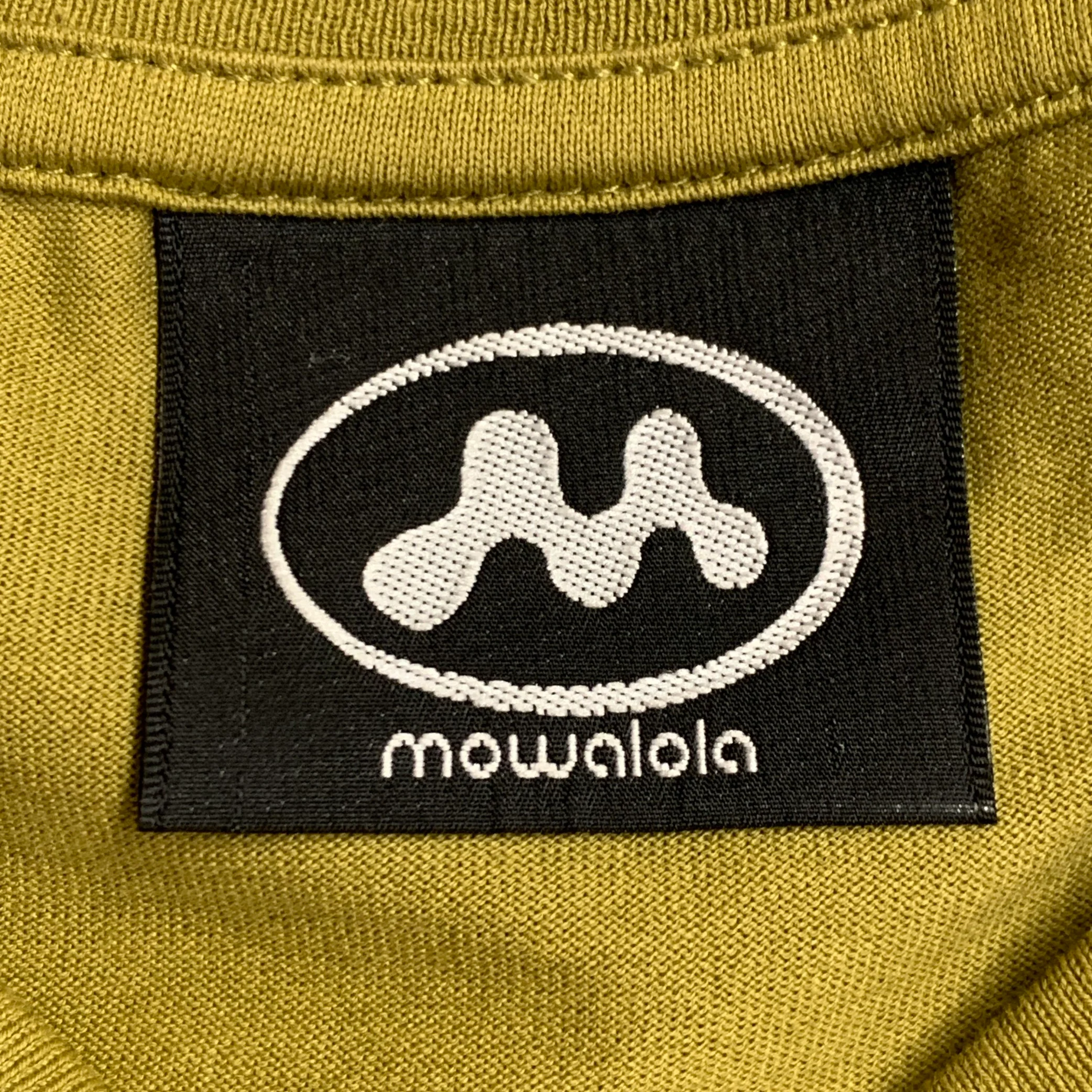 MOWALOLA Size XL White Olive Cotton Layered Pullover - Image 5