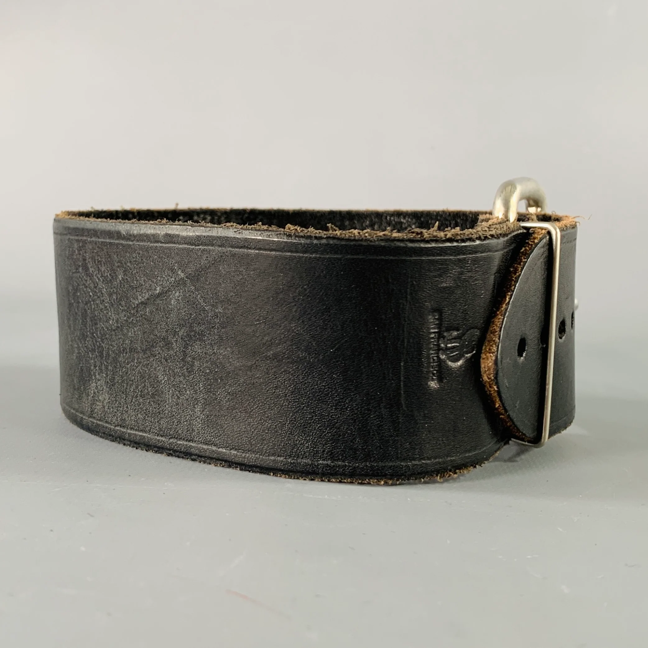 MR. S LEATHER Black Leather Armband - Image 2