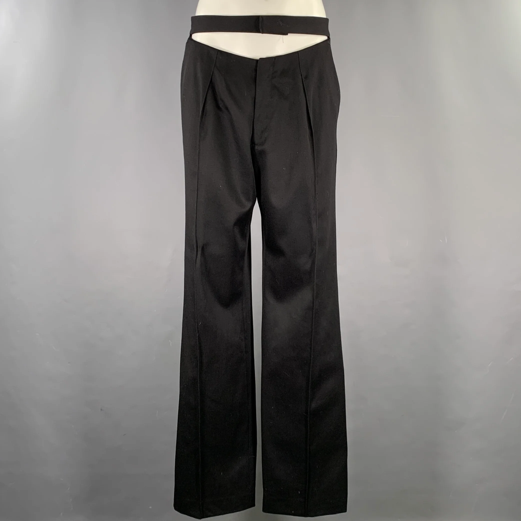 MUGLER X H&M Size 38 Black Wool Suit - Image 5