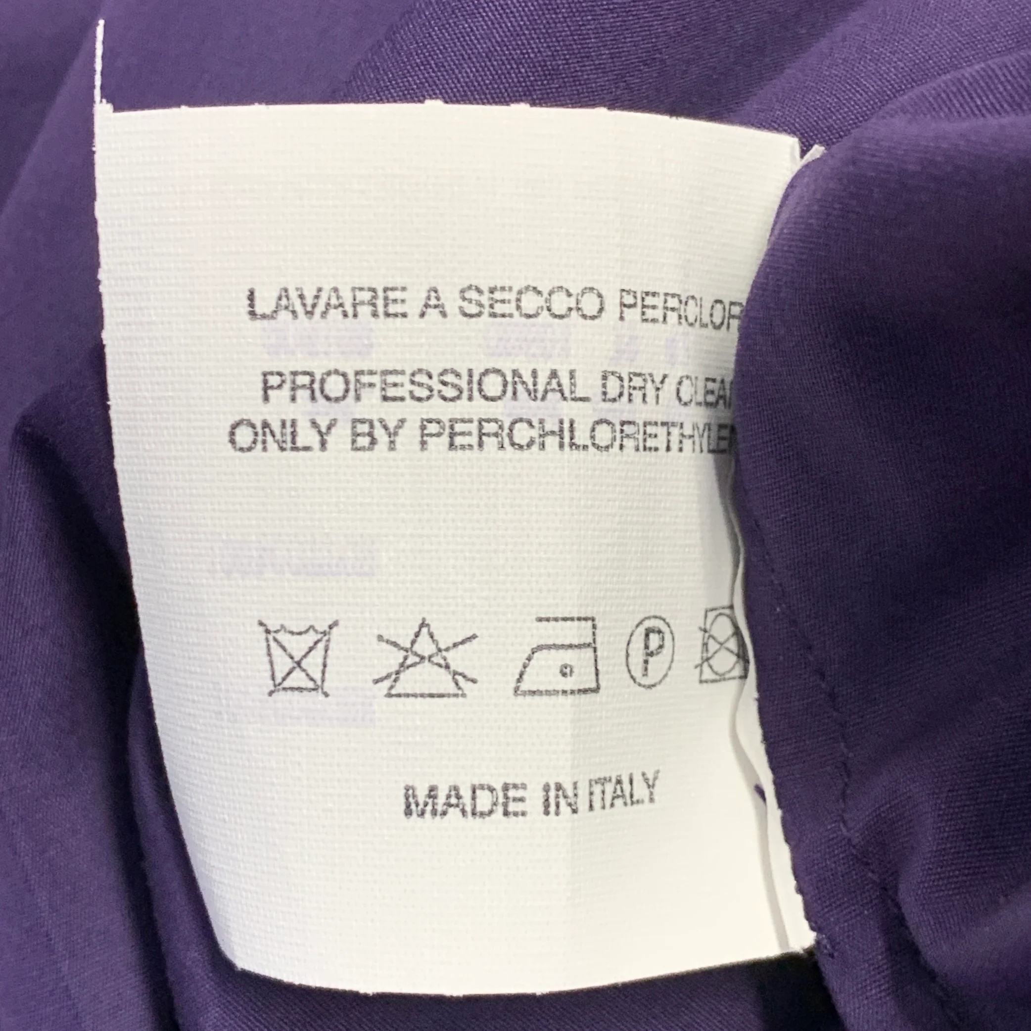 N_8 Size 6 Purple Cotton Pleated 3/4 Sleeves Half Zip Midi Dress - Image 7