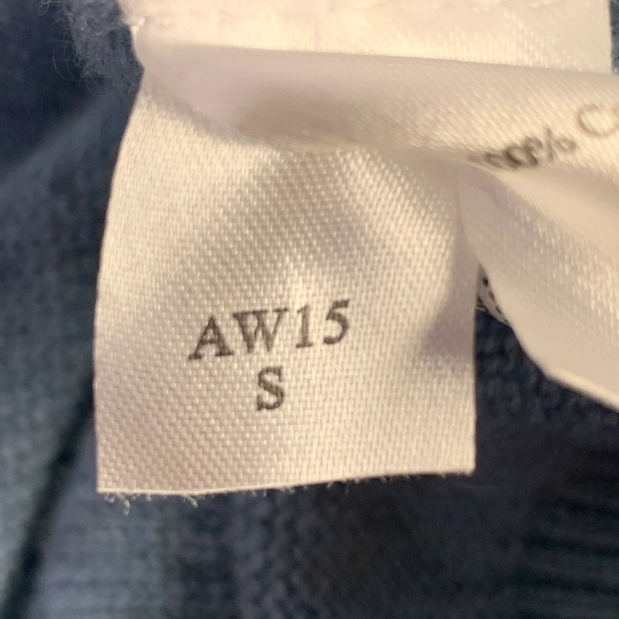 N.PEAL AW15 Size S Blue Heather Knit Cashmere V-Neck Sweater - Image 7