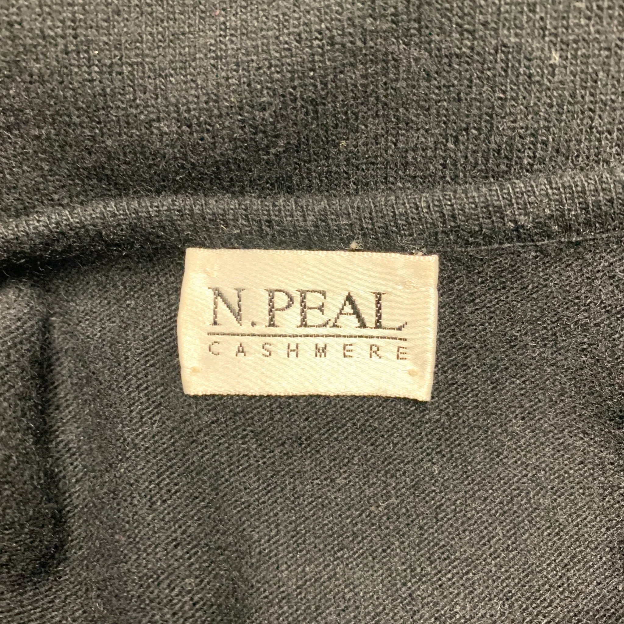 N.PEAL Size S Black Cashmere Sleeveless Casual Top - Image 4