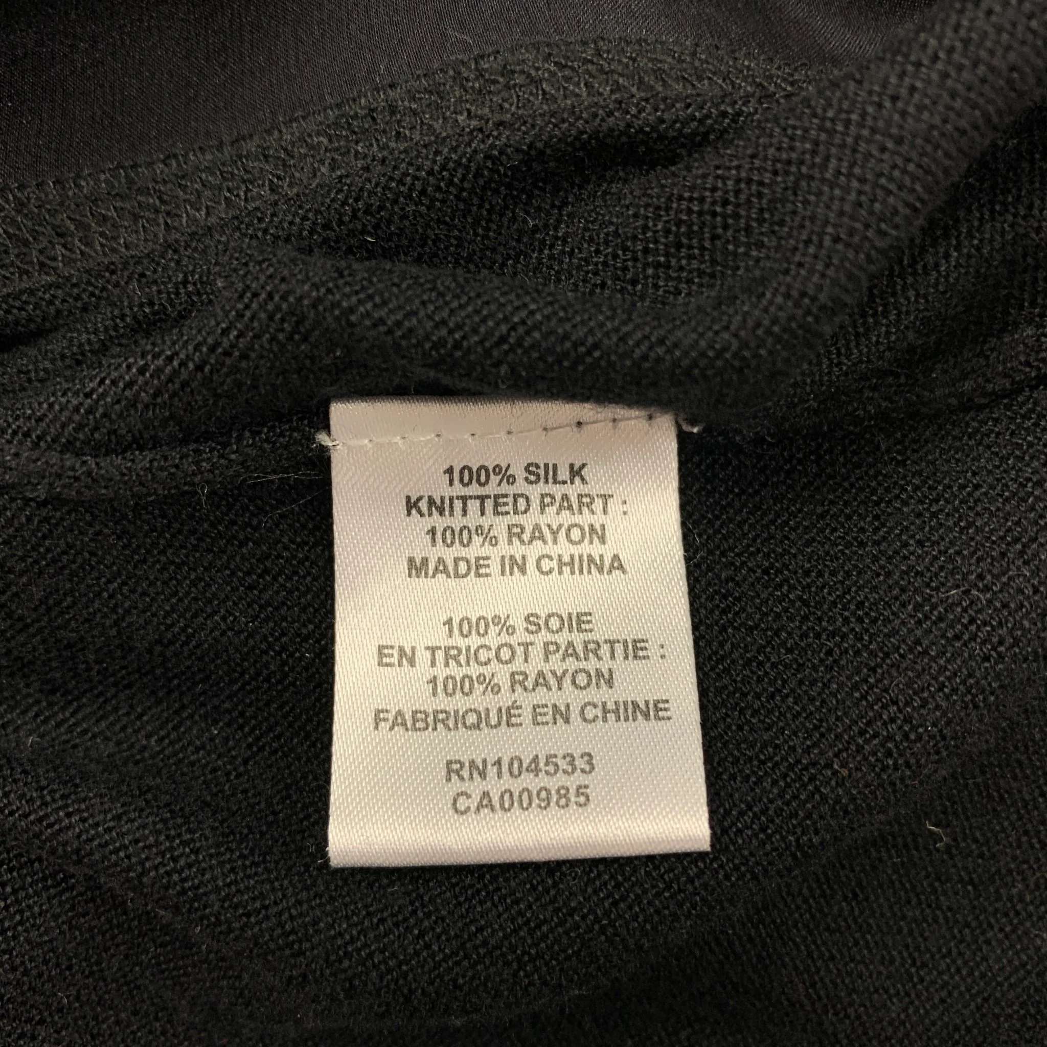 NANETTE LEPORE Size XS Black Silk Rayon Tank Casual Top - Image 4