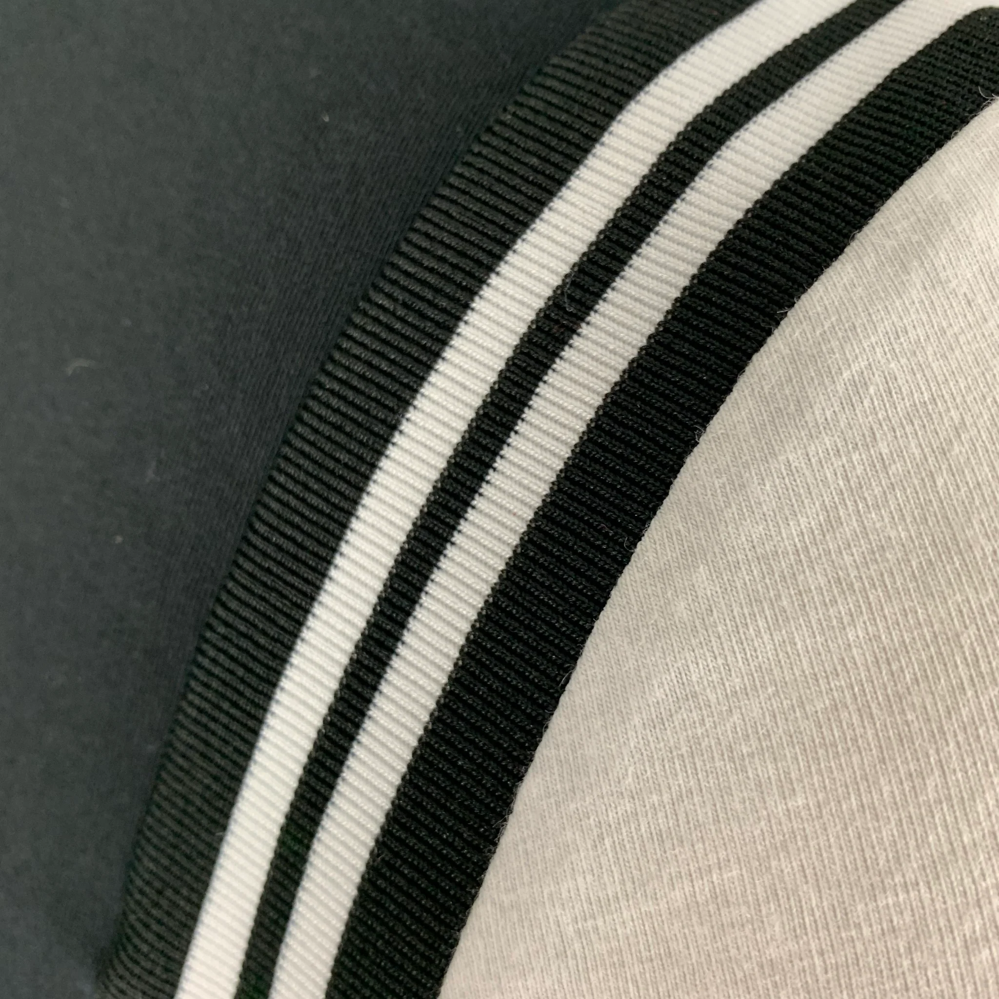 NEIL BARRETT Size XS Black & White Color Block Cotton / Elastane T-shirt - Image 2