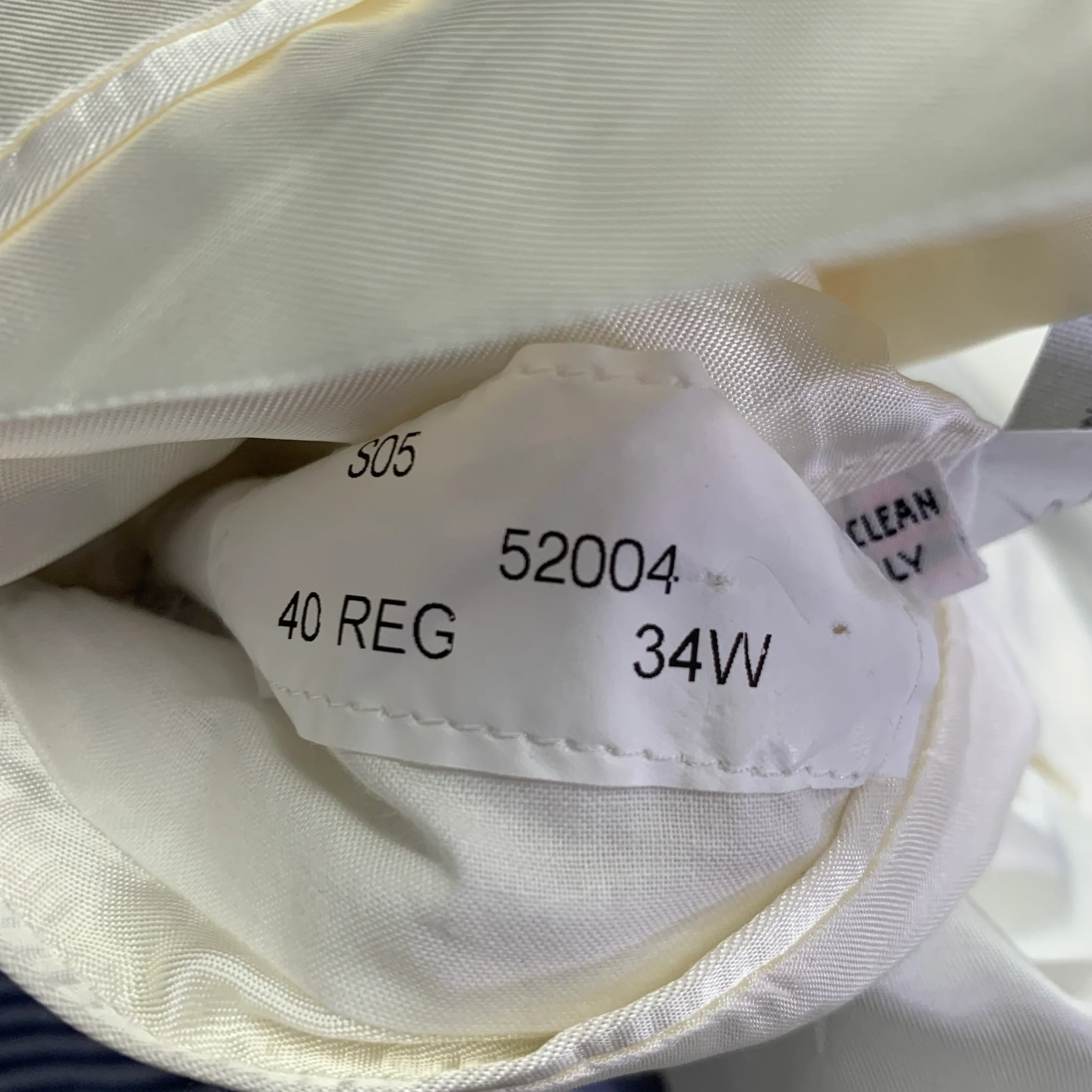 NEIMAN MARCUS Size 40 Blue White Stripe Seersucker Notch Lapel Suit - Image 13