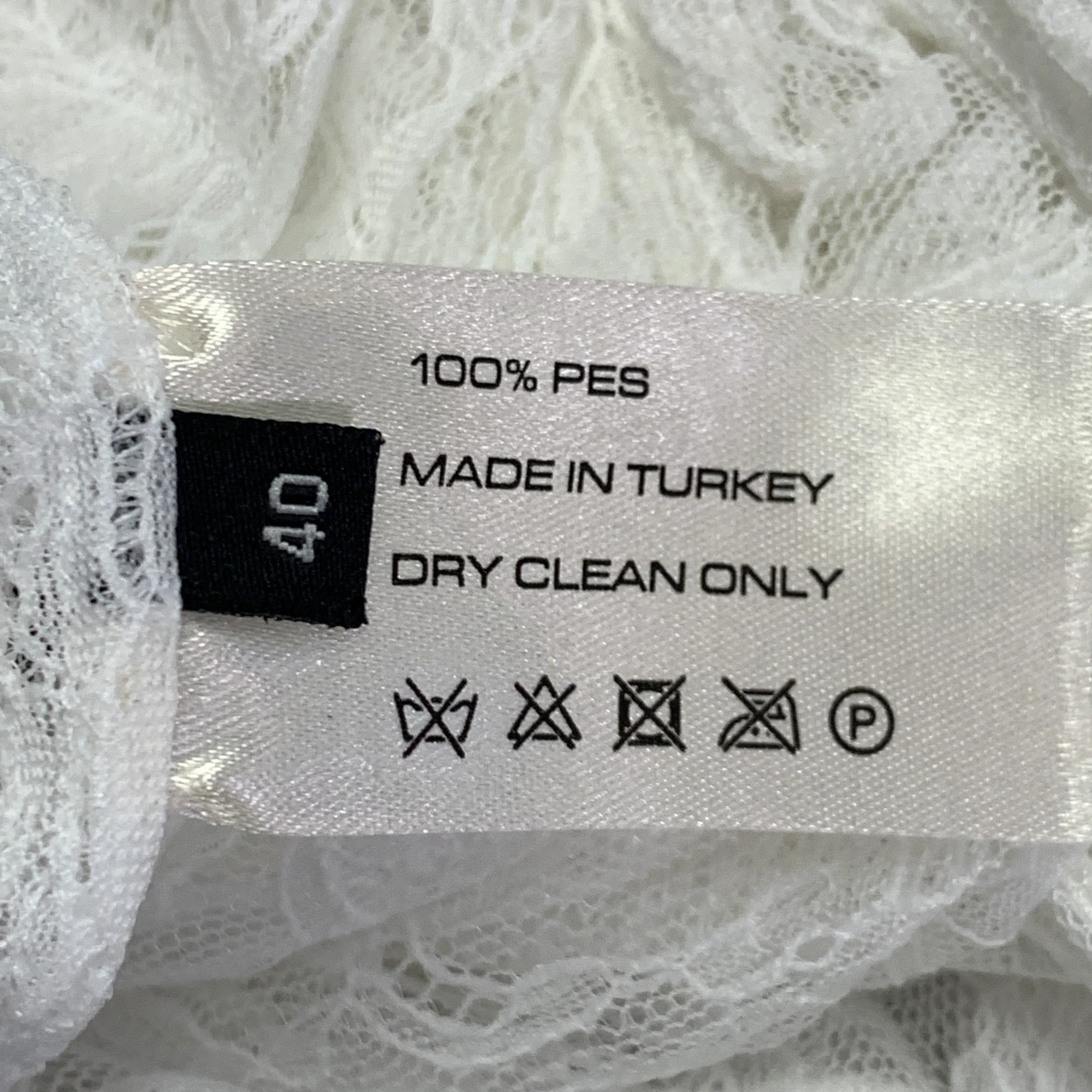 NEW ARRIVALS Size M White See Through Polyester Lace Bodysuit - Image 7