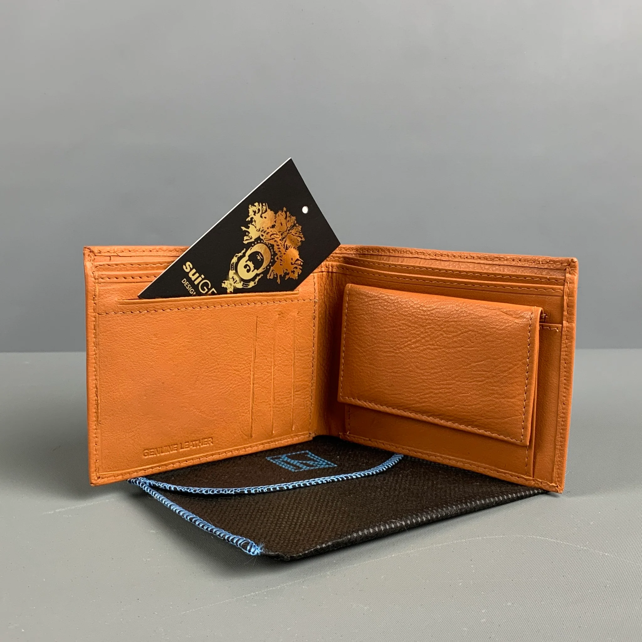 NEW & LINGWOOD Tan Leather Wallet - Image 4