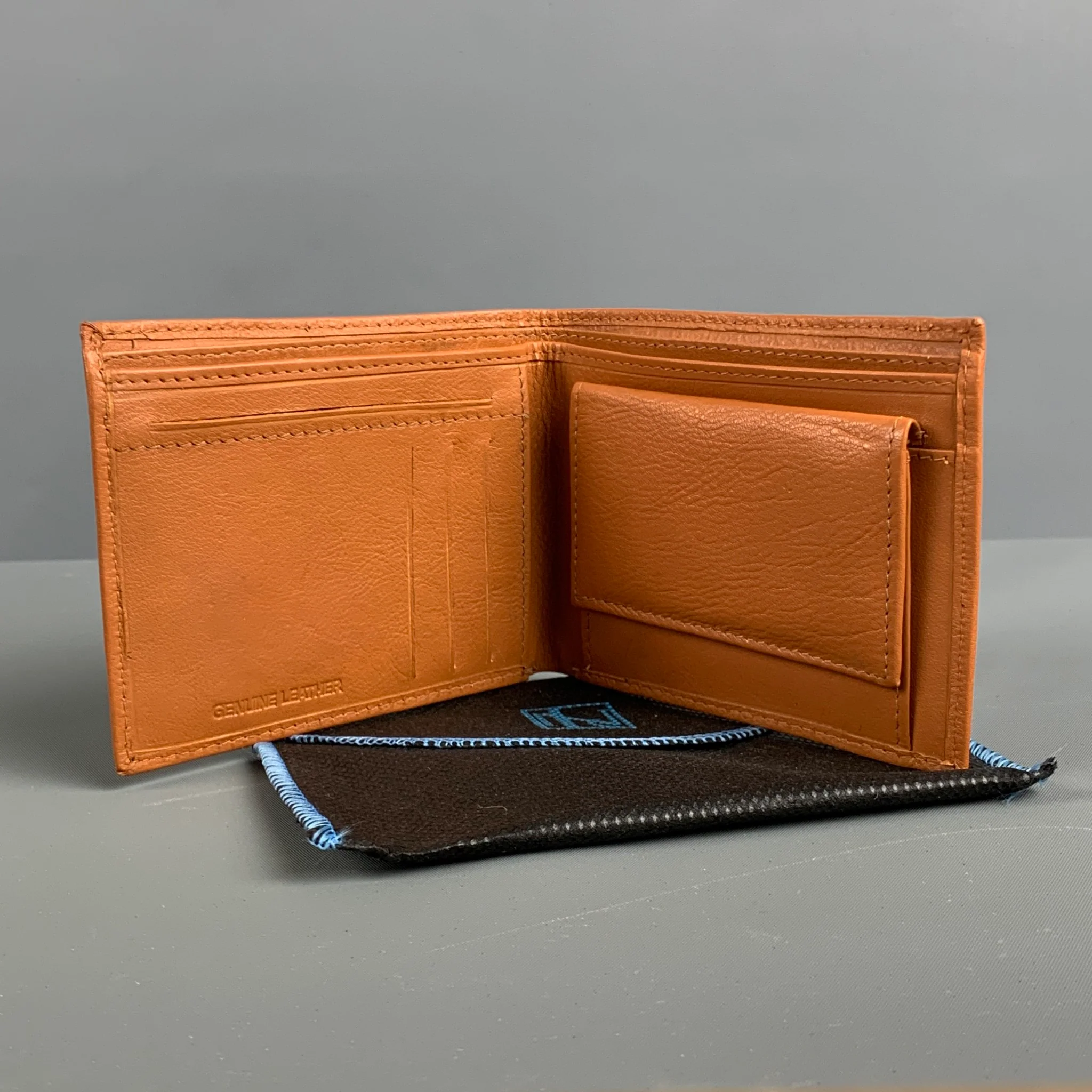 NEW & LINGWOOD Tan Leather Wallet - Image 5