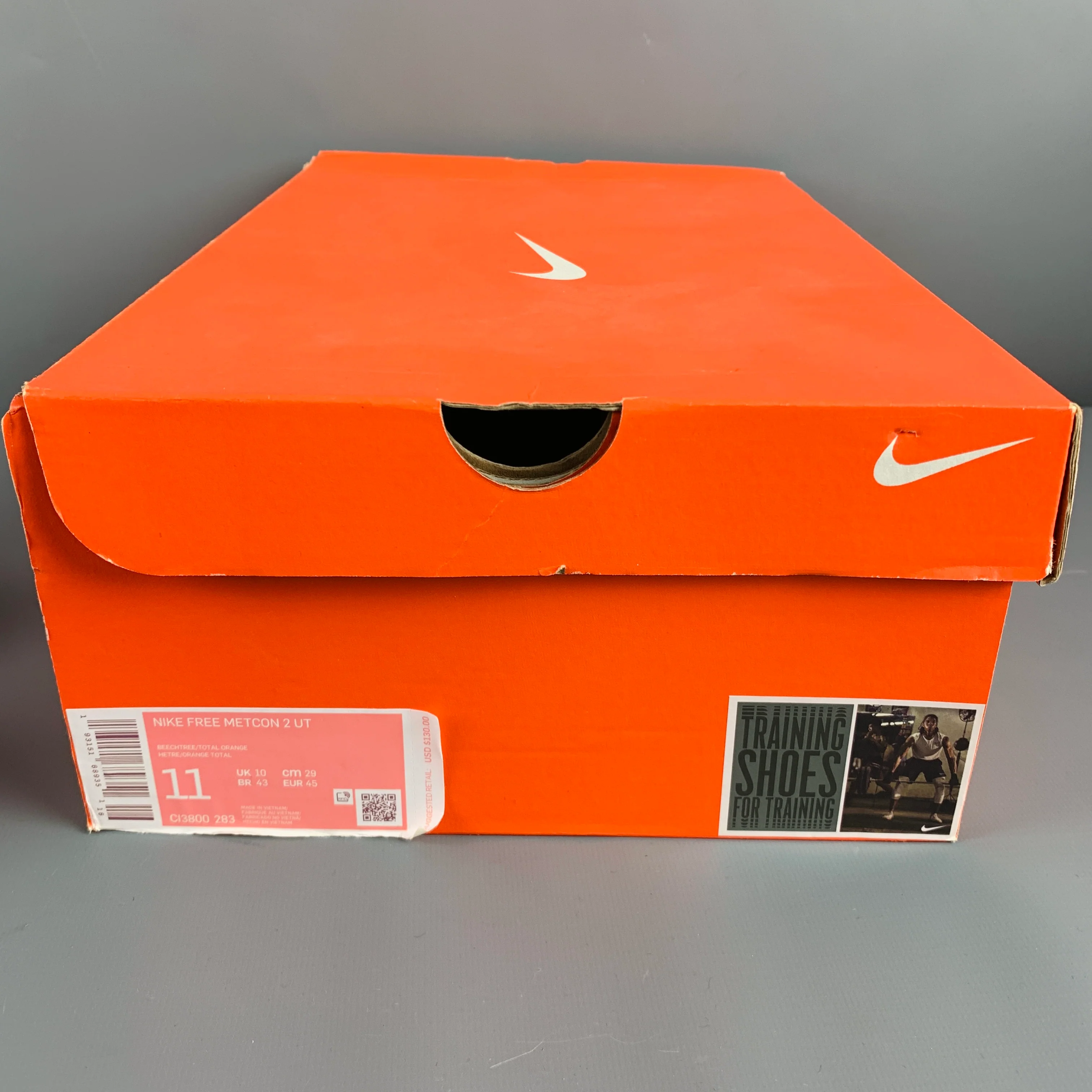 NIKE Size 11 Beige Orange Mesh Sneakers - Image 10