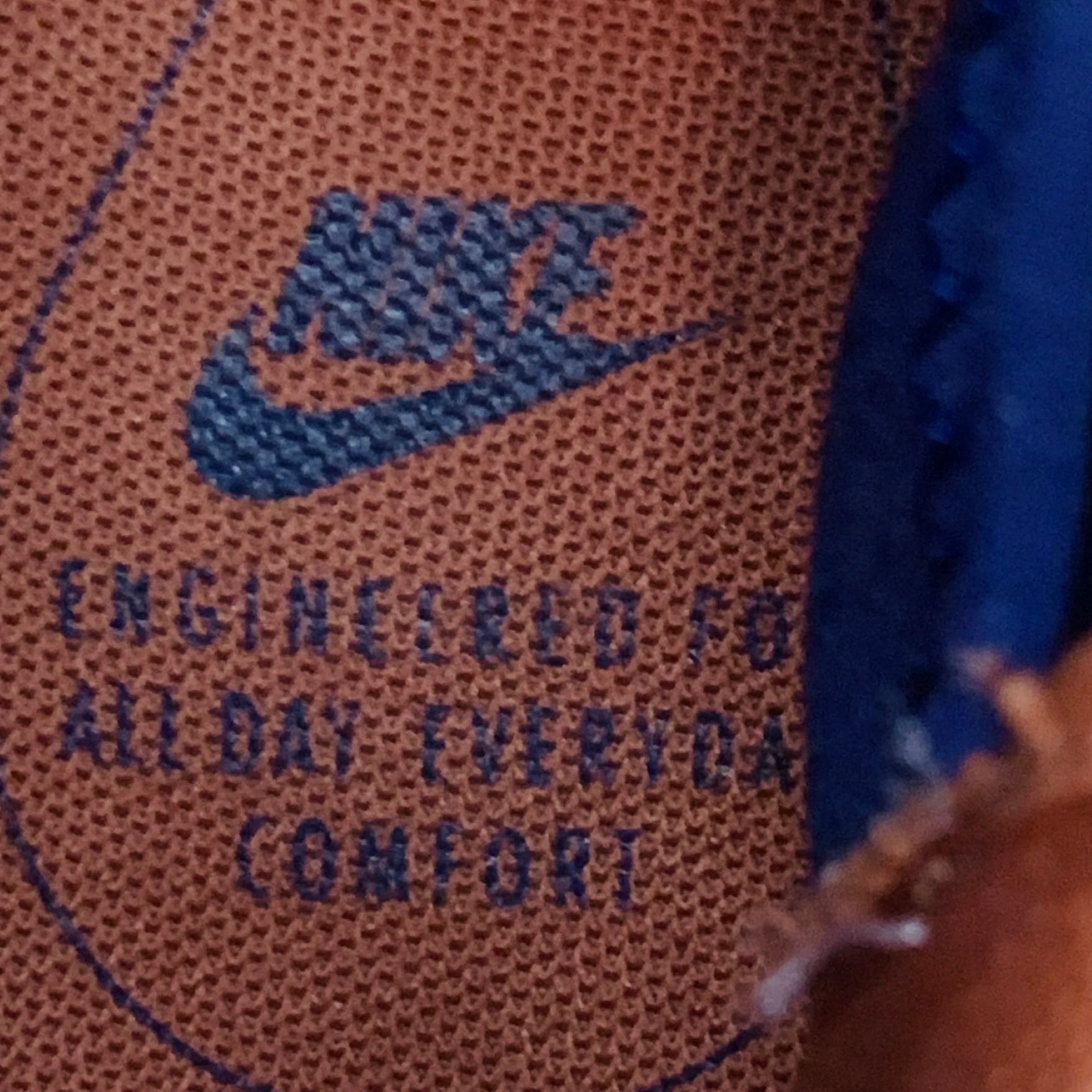 NIKE Size 8.5 Air Force 1 Rebel XX Blue Leather High Top Sneakers - Image 7