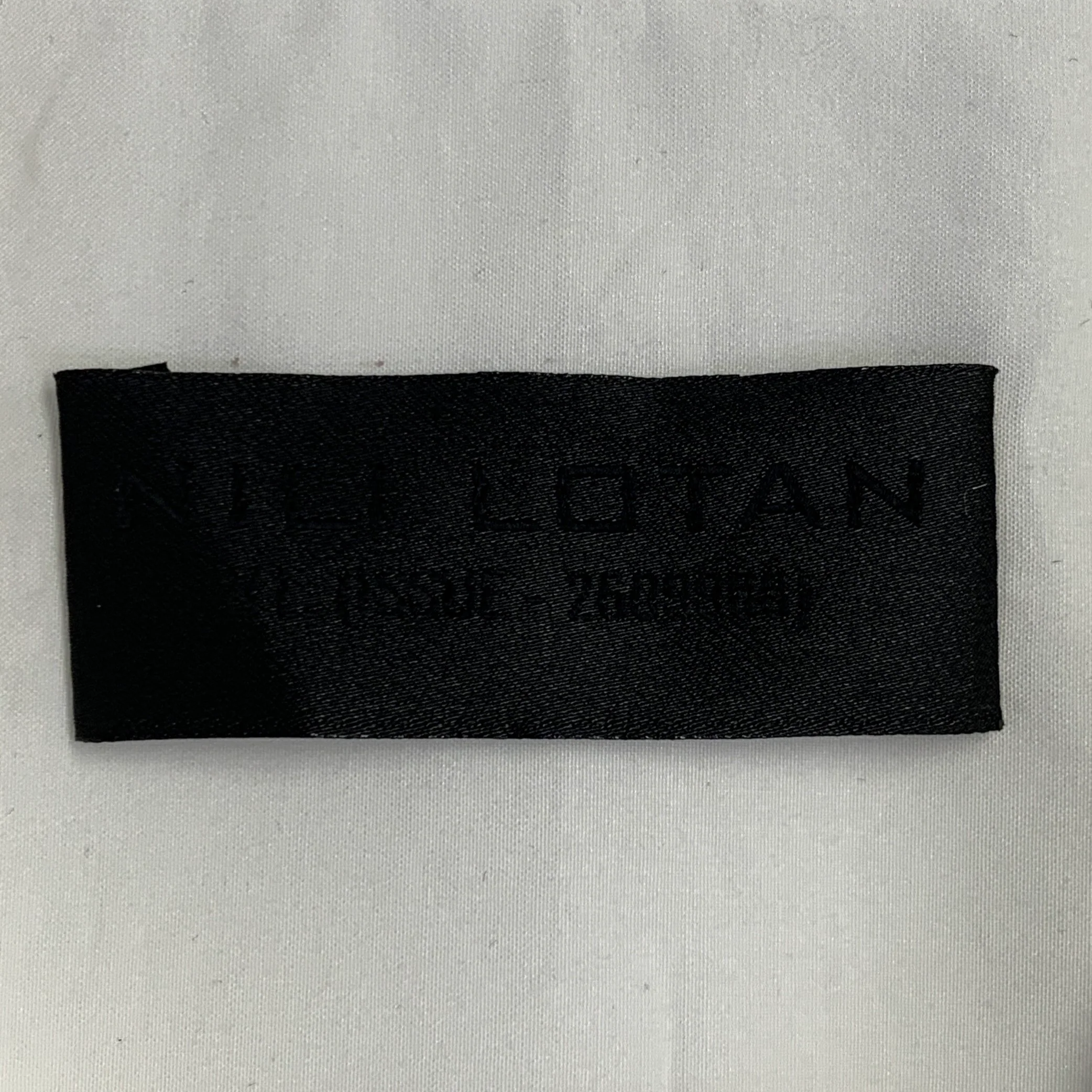 NILI LOTAN Size XL White Cotton Pleated Bib Tuxedo Long Sleeve Shirt - Image 10