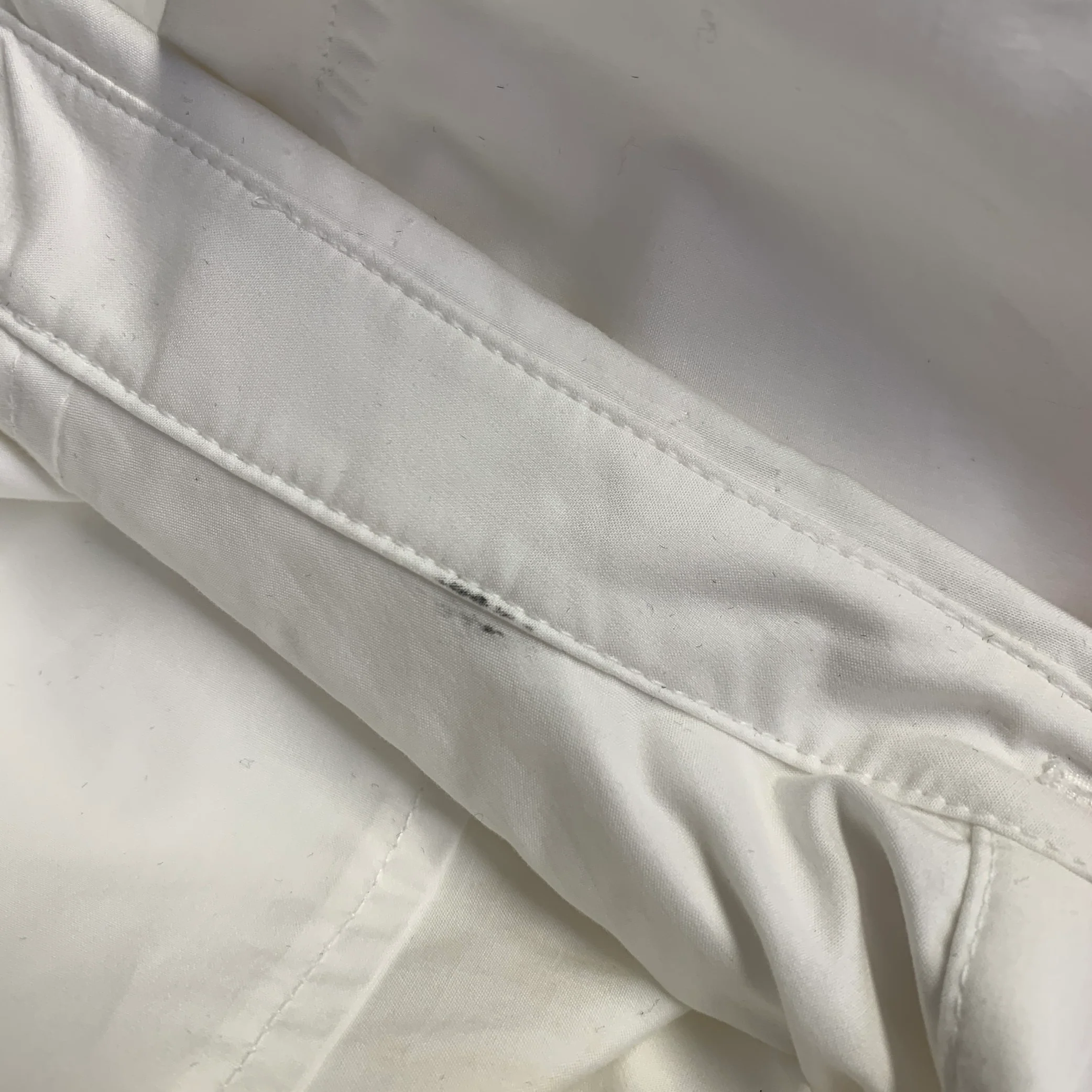 NILI LOTAN Size XL White Cotton Pleated Bib Tuxedo Long Sleeve Shirt - Image 11