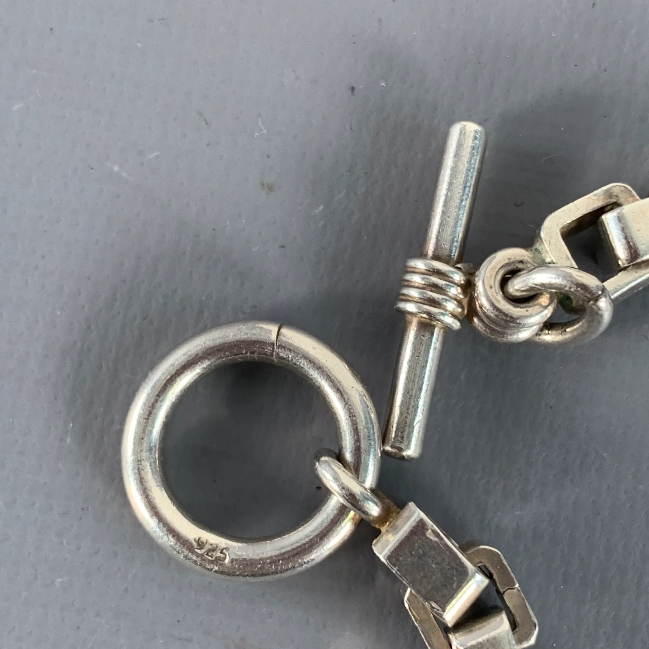 NO BRAND Sterling Silver Box Chain Necklace - Image 3