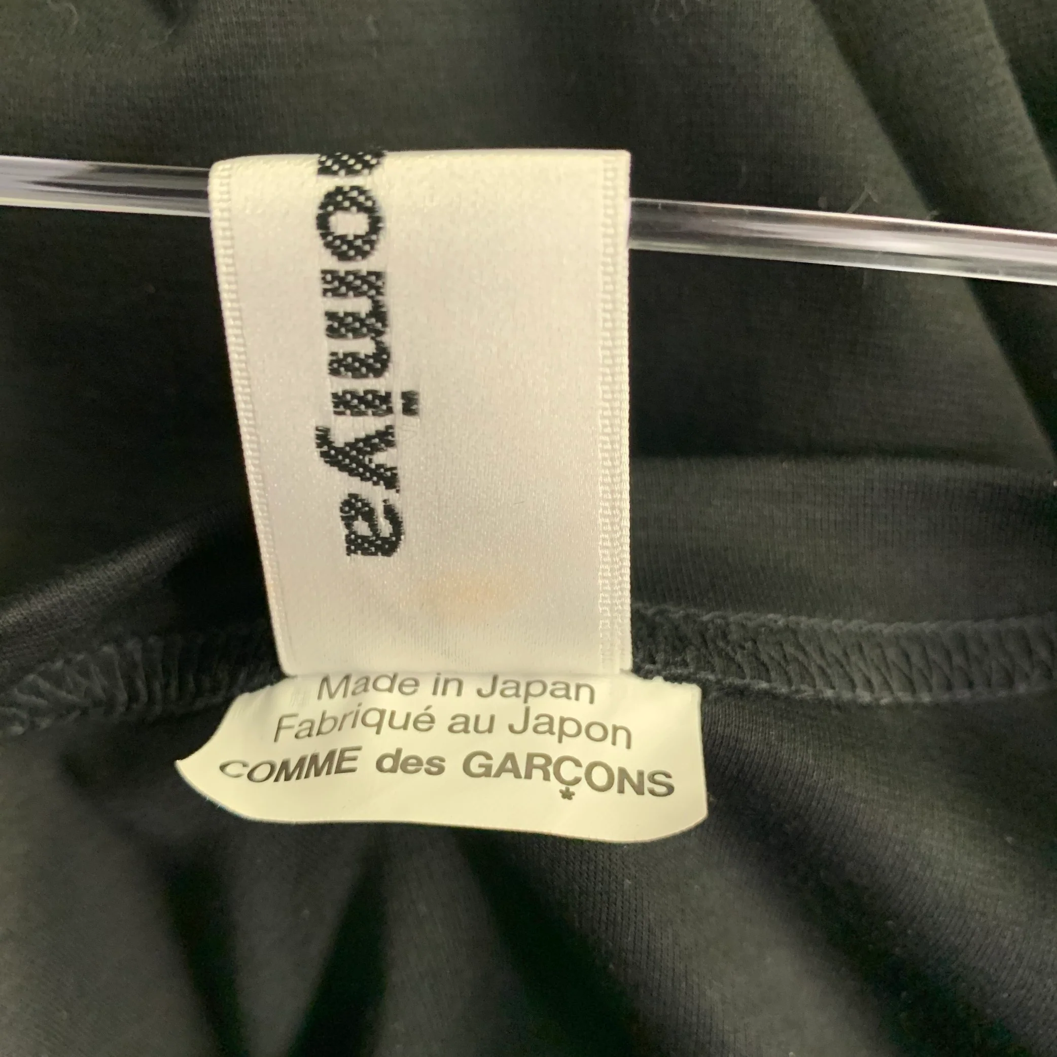 NOIR KEI NINOMIYA Size M Black Cotton Blend Balloon Sleeves Crew Neck Dress Top - Image 5