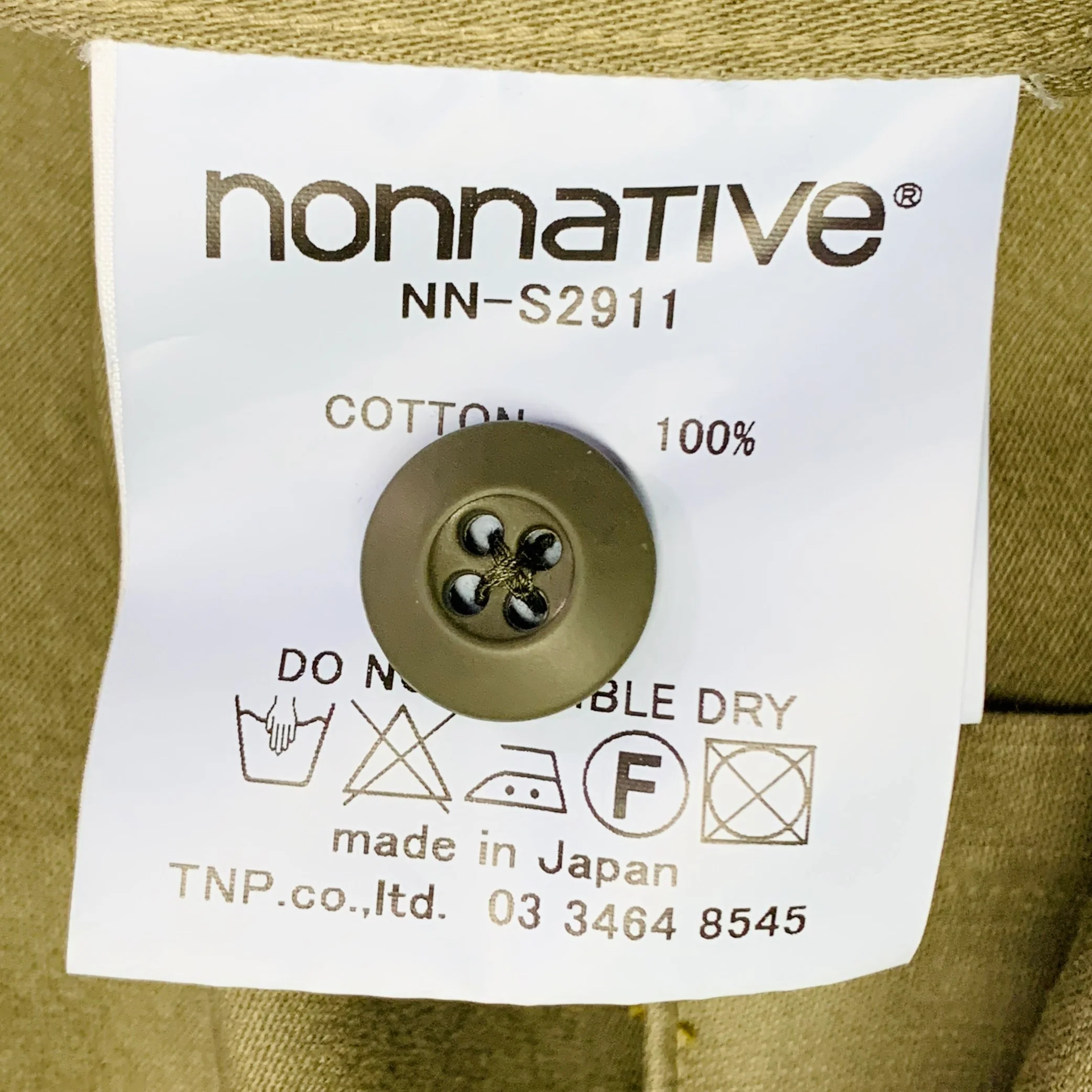 NONNATIVE Size XL Green Olive Cotton Two Pockets Long Sleeve Shirt - Image 7