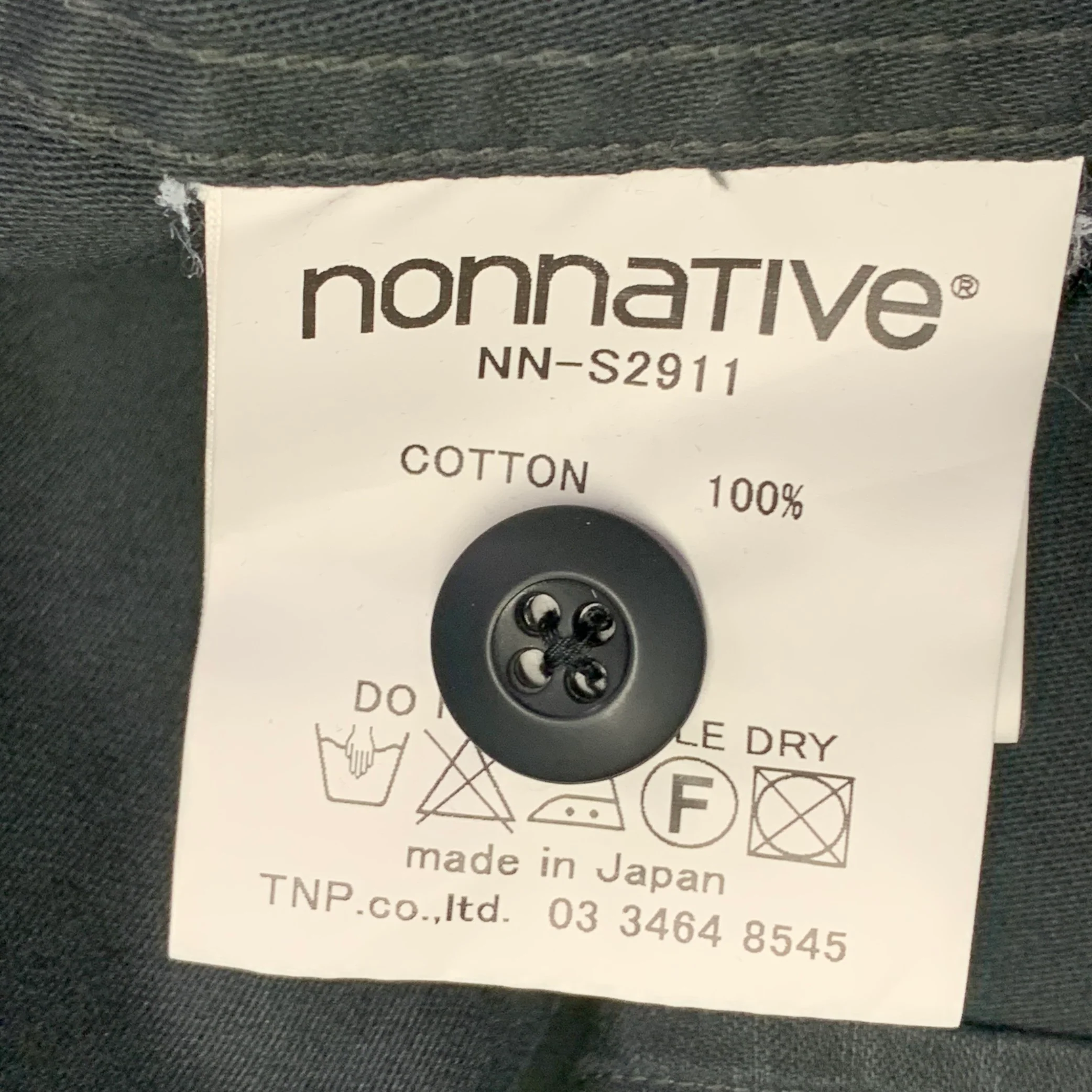 NONNATIVE Size XL Grey Charcoal Cotton Two Pockets Long Sleeve Shirt - Image 6