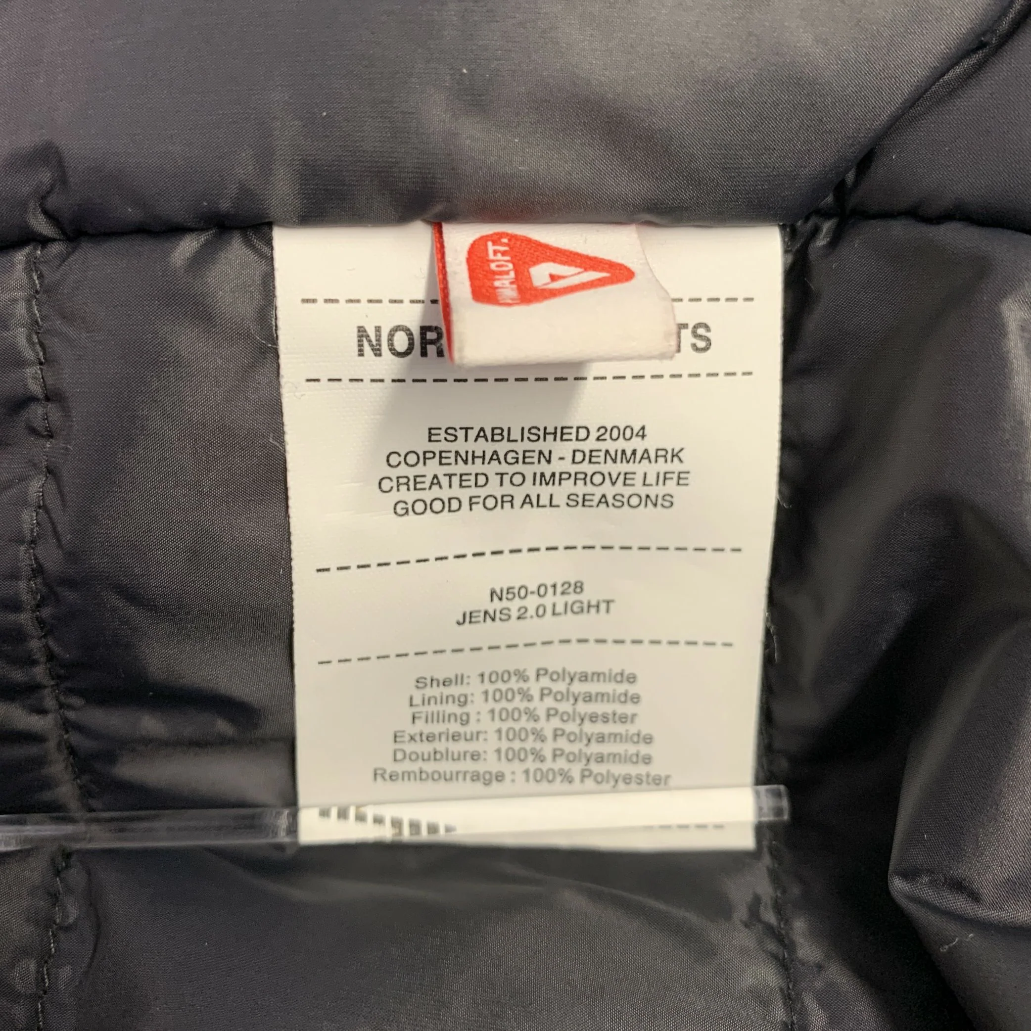 NORSE PROJECTS Size XL Black Solid Polyamide Shirt Jacket Jacket - Image 8