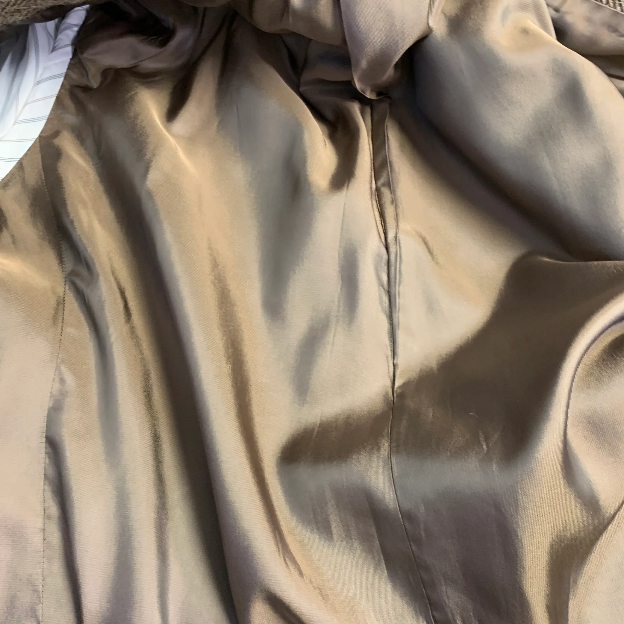 O'CONNELL'S Size 42 Long Brown Herringbone Wool Sport Coat - Image 8