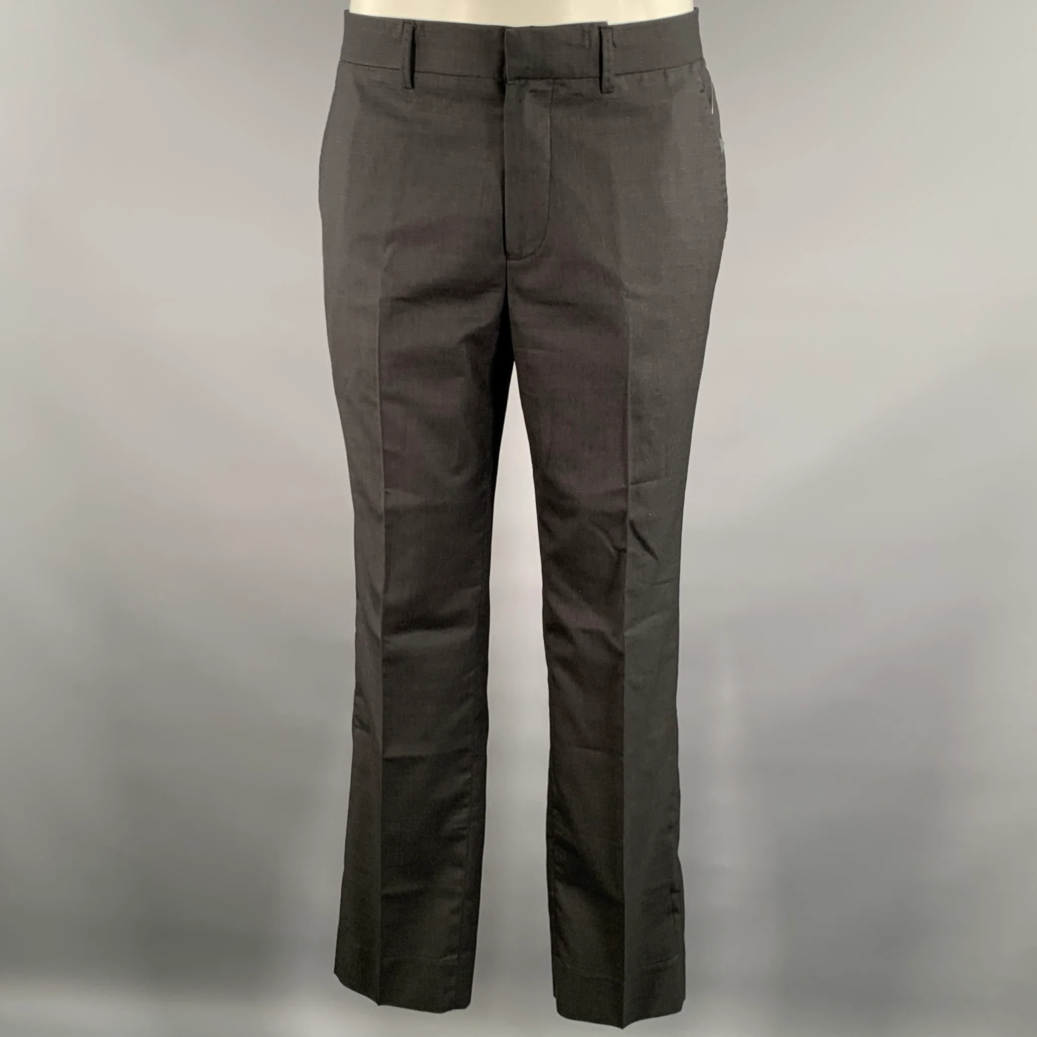 ONASSIS Size 42 Grey Wool 2 Piece Vest Trouser Set - Image 6
