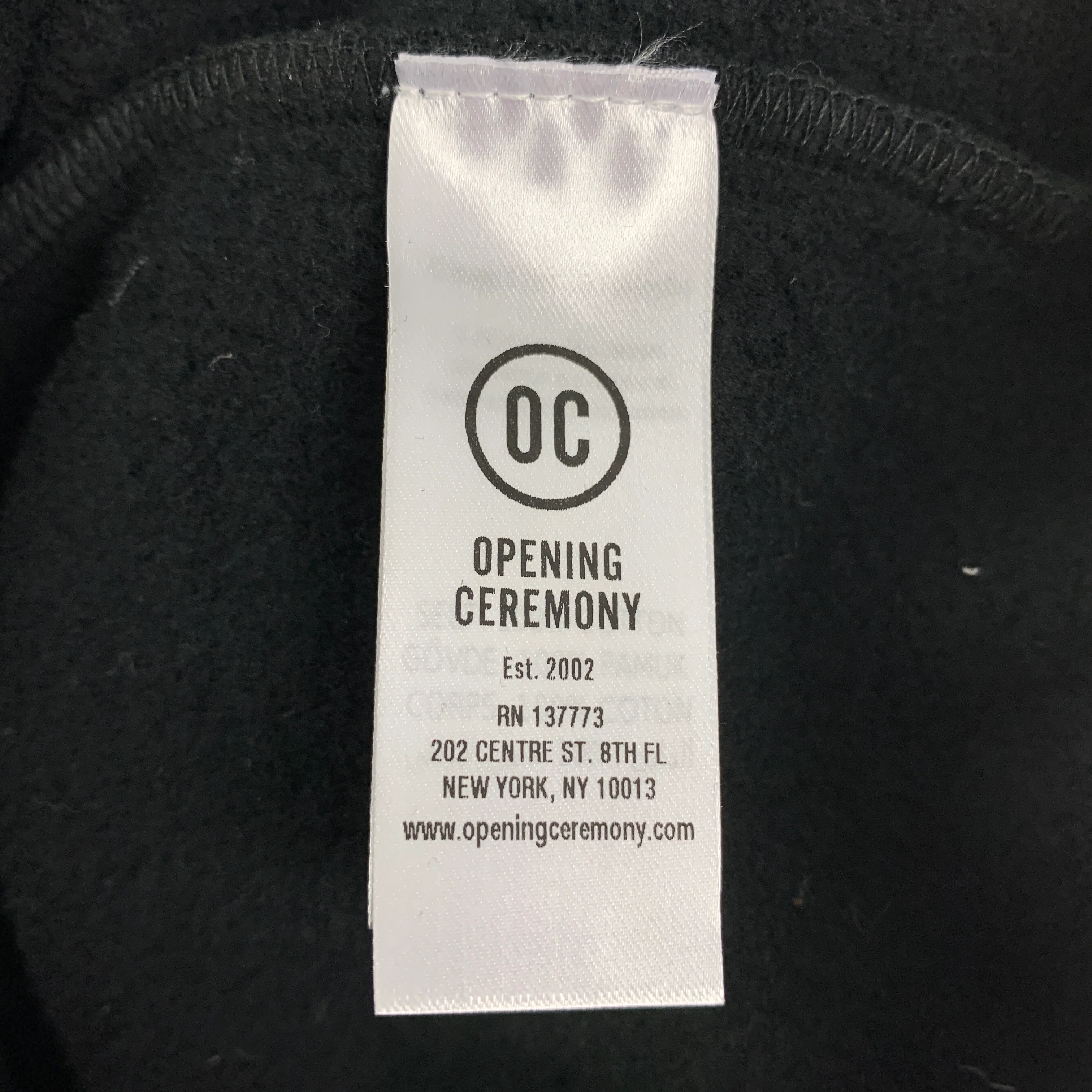 OPENING CEREMONY John Lennon x Yoko Ono Double Fantasy Size M Black Hooded Sweatshirt - Image 6
