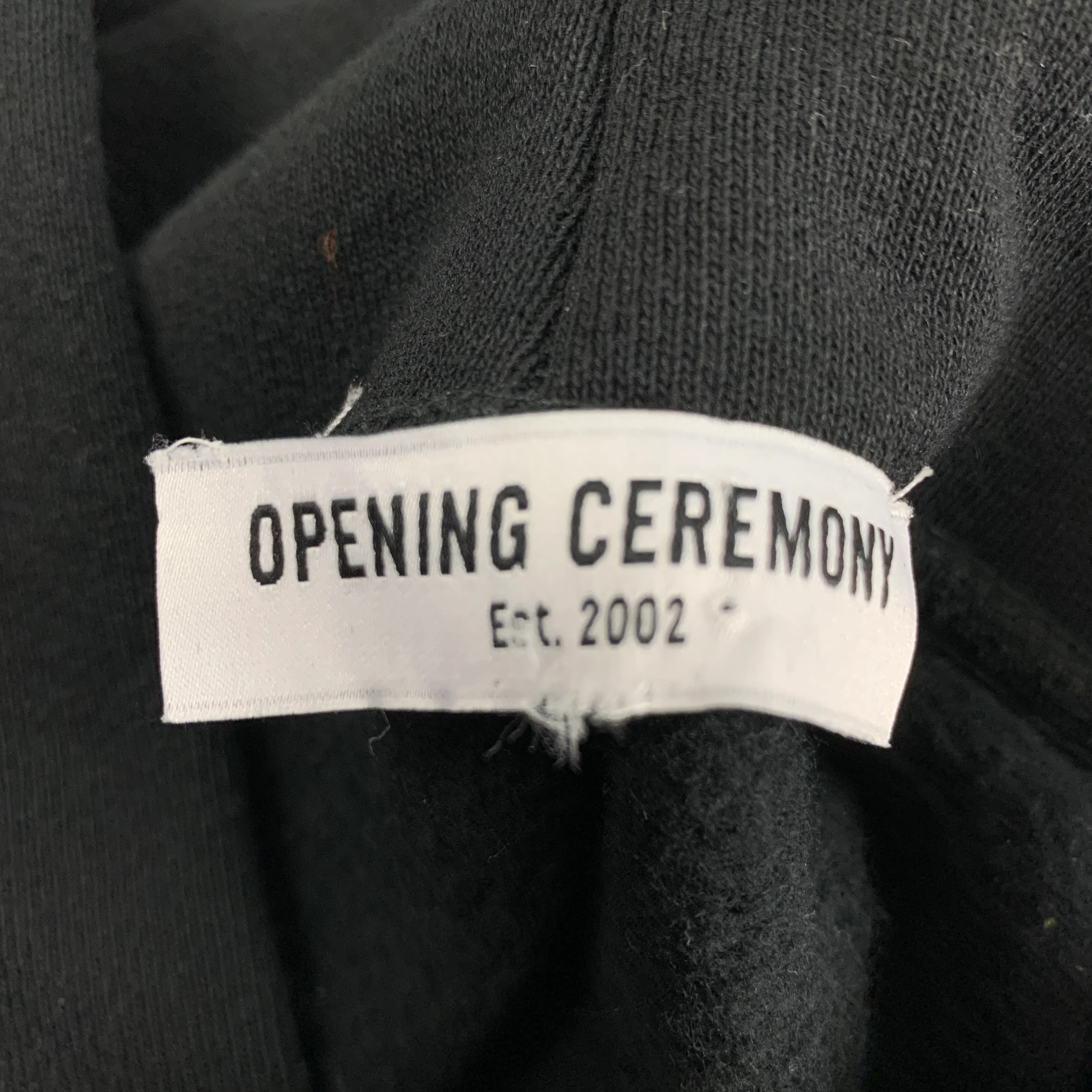 OPENING CEREMONY John Lennon x Yoko Ono Double Fantasy Size M Black Hooded Sweatshirt - Image 8