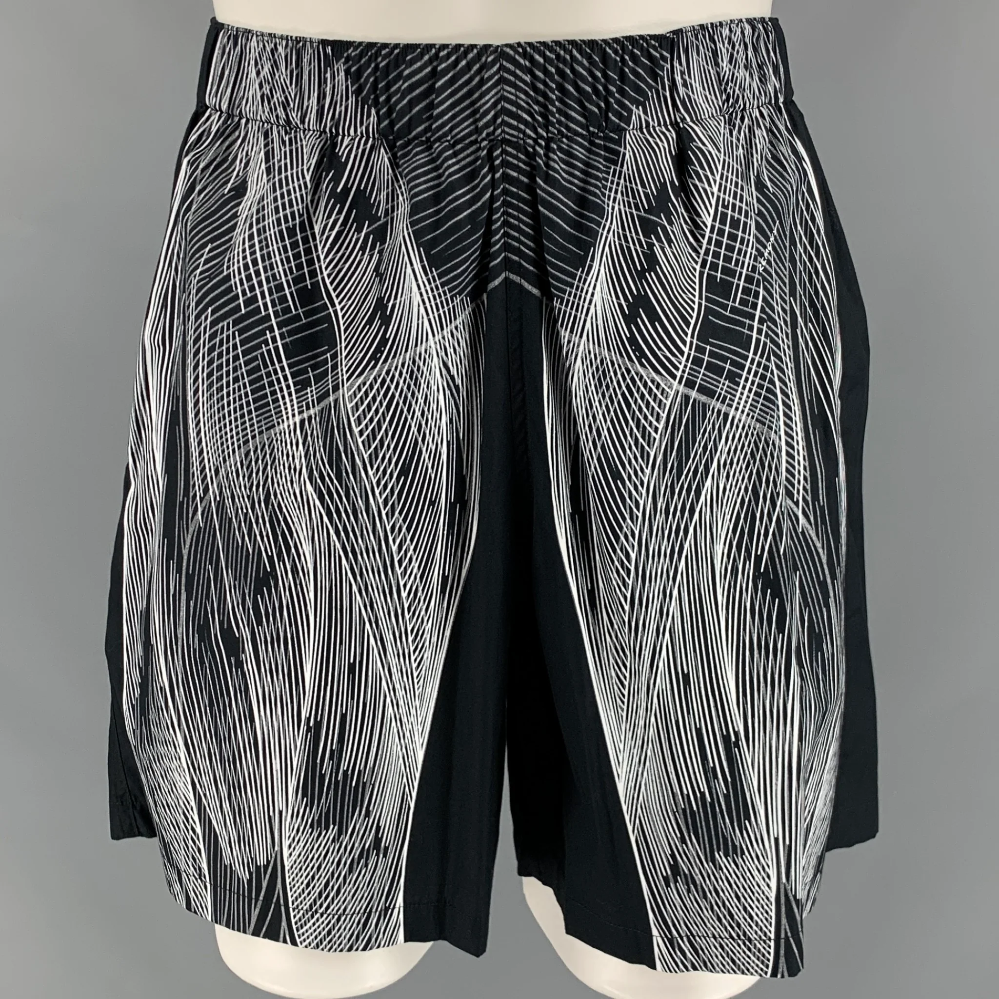 OPENING CEREMONY Size S Black White Print Cotton Set - Image 3