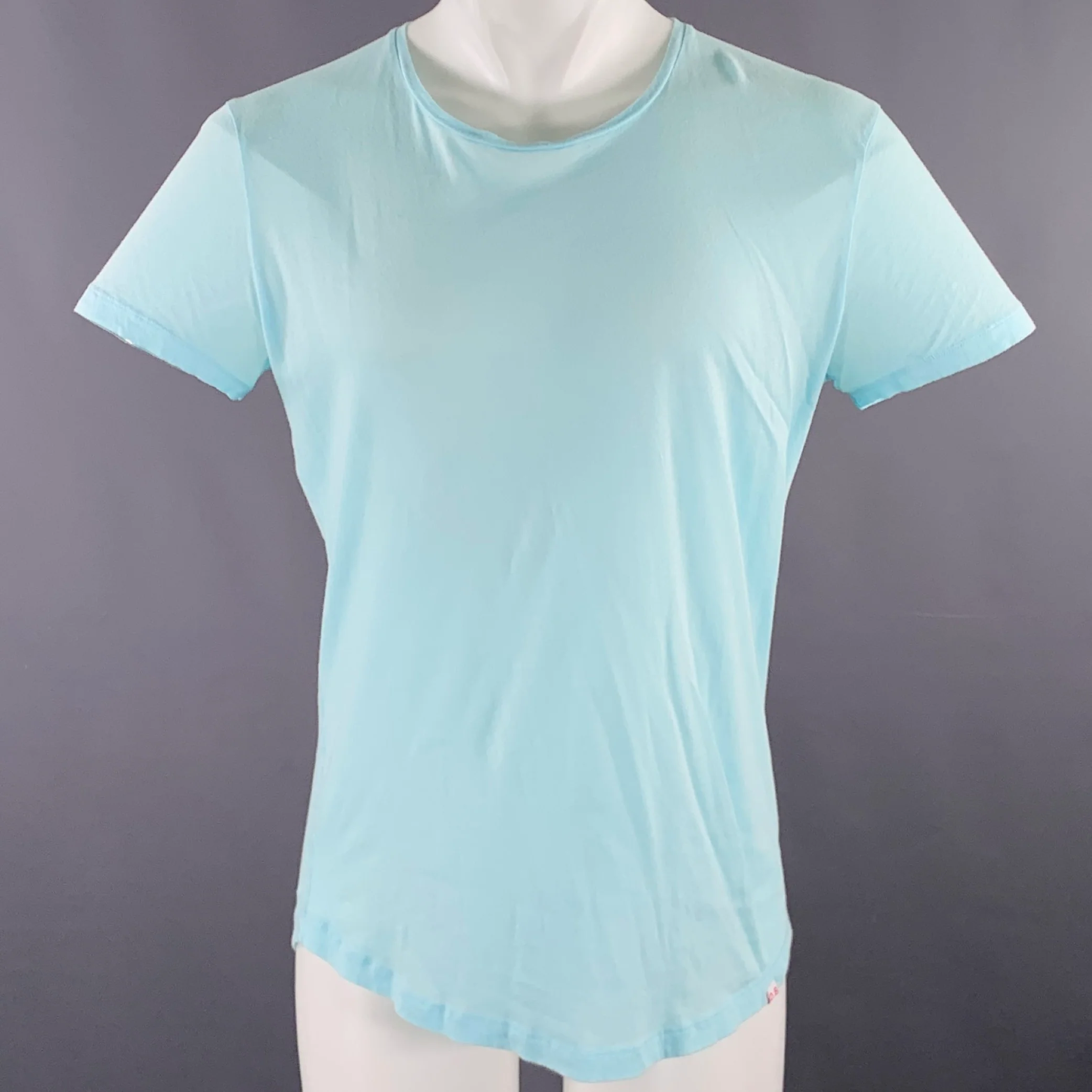ORLEBAR BROWN Size M Blue Jersey Short Sleeve T-shirt