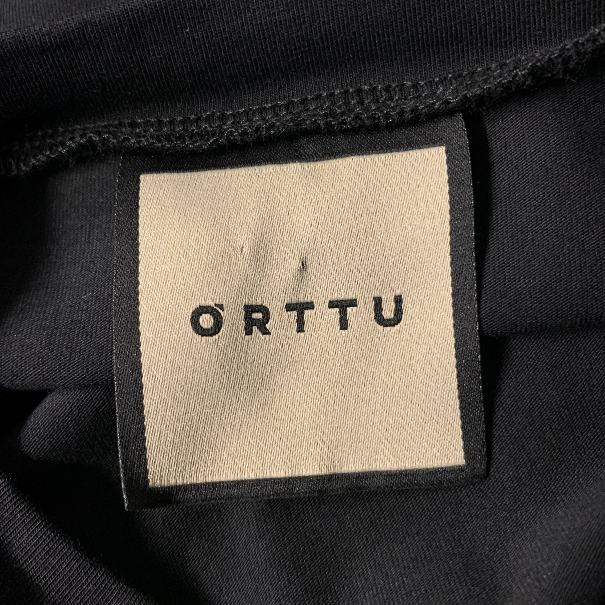 ORTTU Size XS Black Cotton Spandex Texture Sleeve Pullover - Image 5
