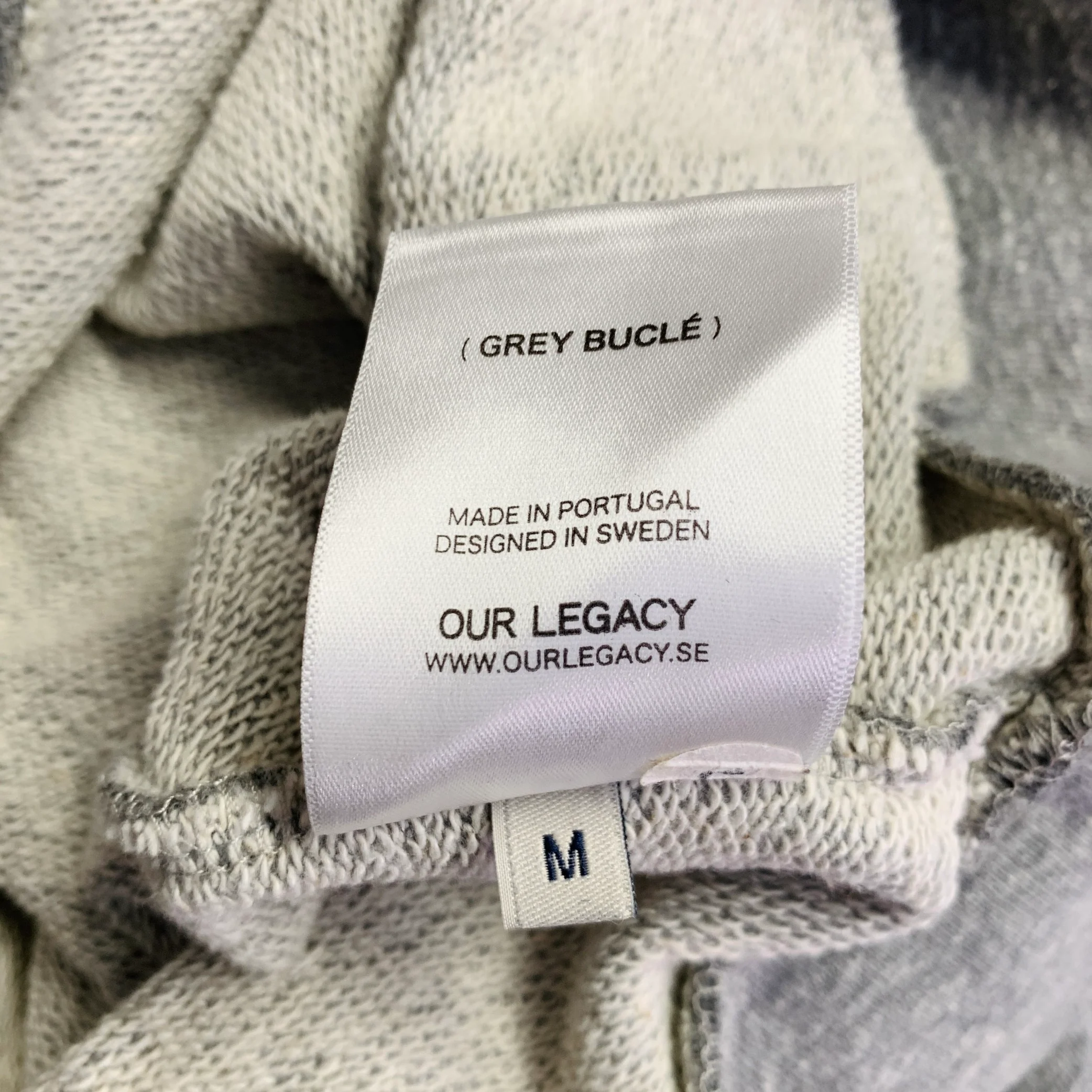 OUR LEGACY Size S Grey Heather Cotton Blend Hoodie Sweatshirt - Image 10