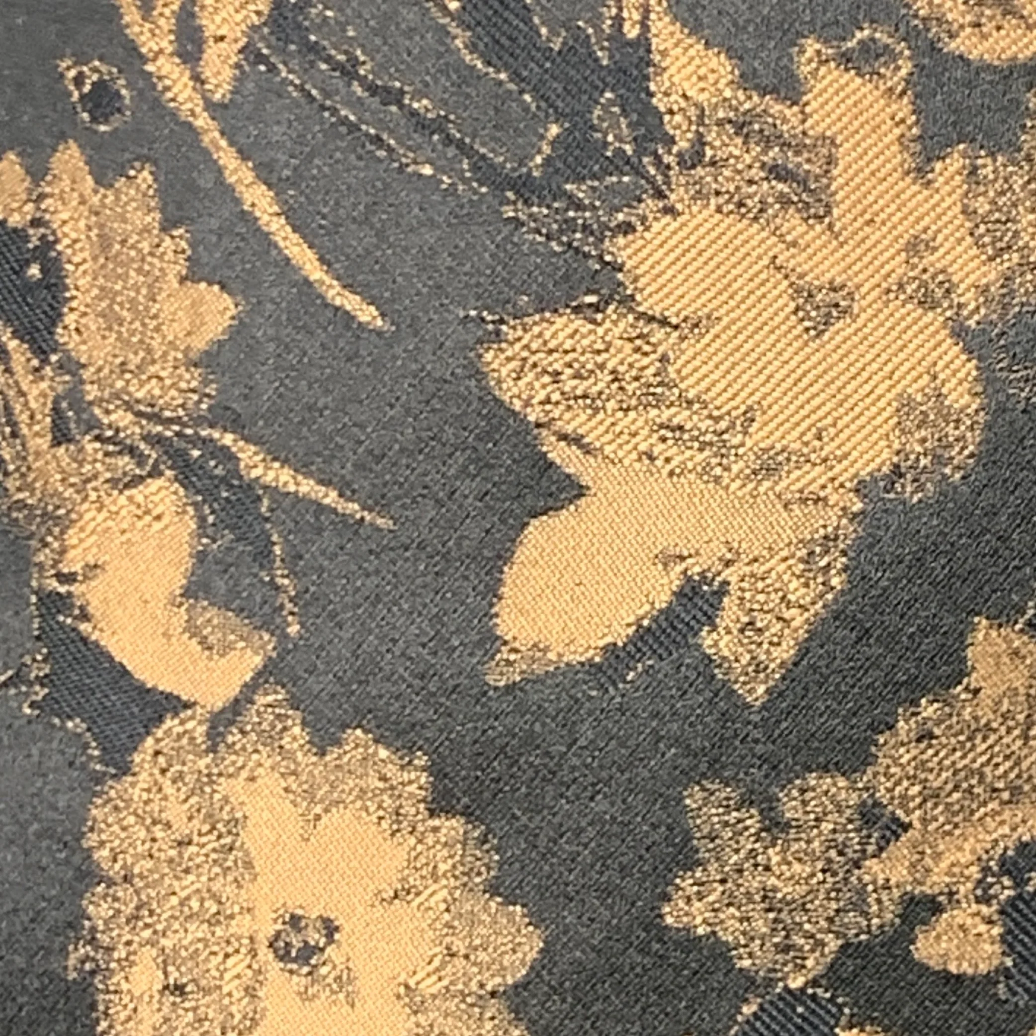 PAISLEY & GRAY Size 40 Regular Black Tan Floral Polyester Jacquard Slim Fit Suit - Image 3