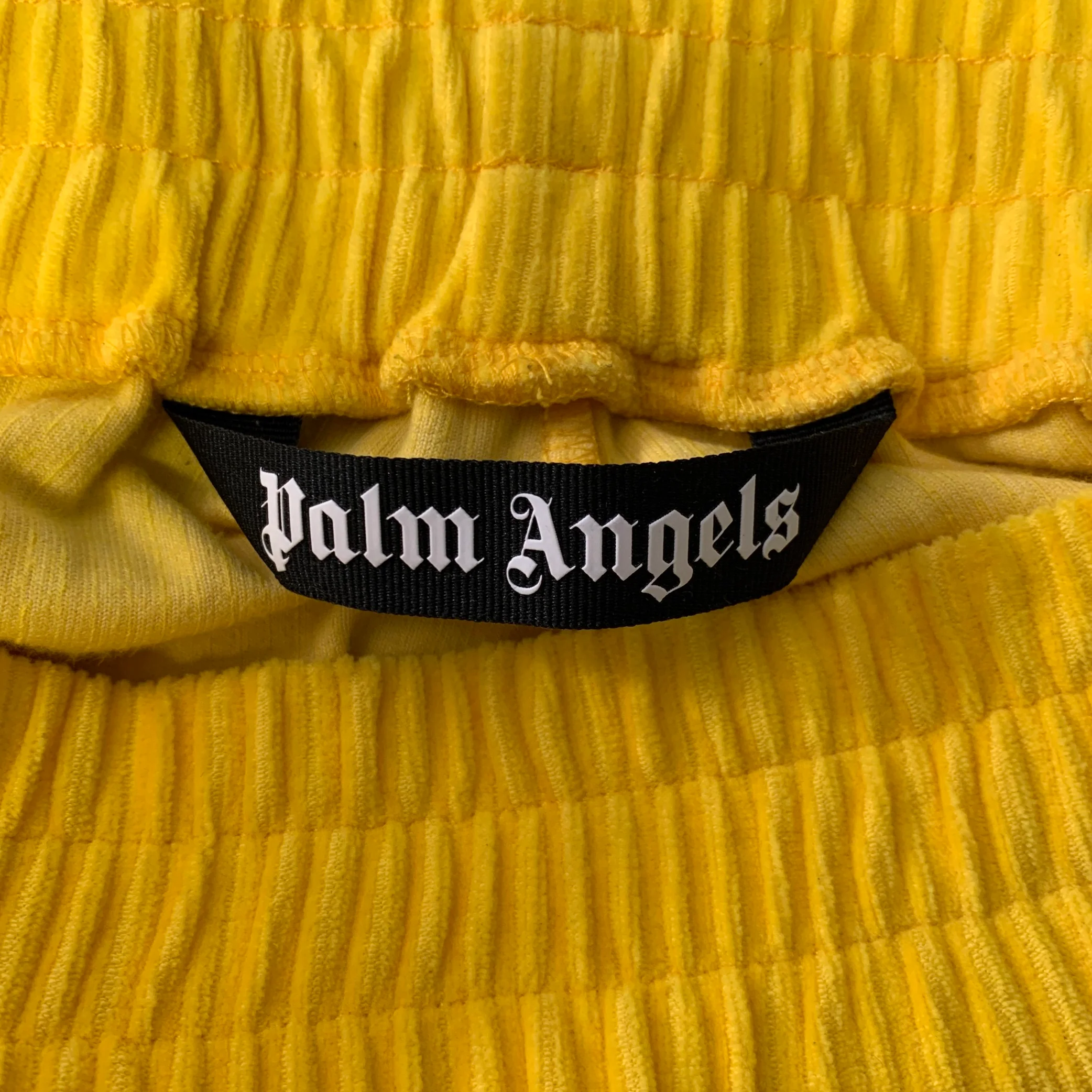 PALM ANGELS Size L Yellow Purple Corduroy Joggers Casual Pants - Image 4