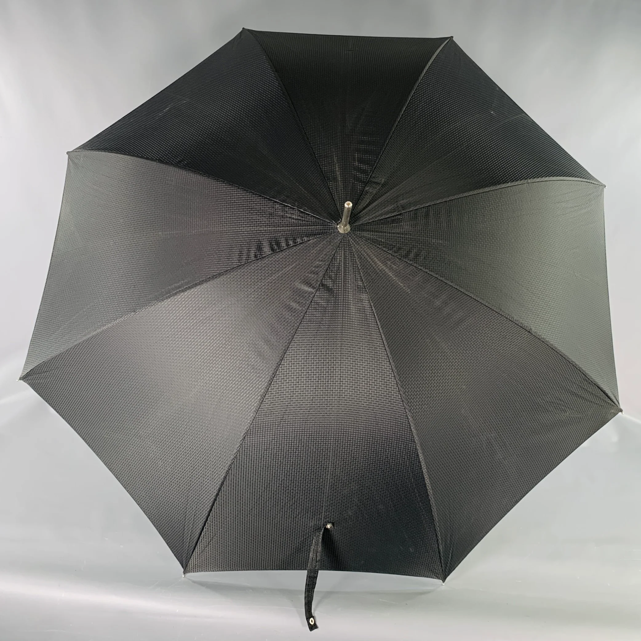 PASSOTI Black Silver Polyester Snake Handle Umbrella - Image 4