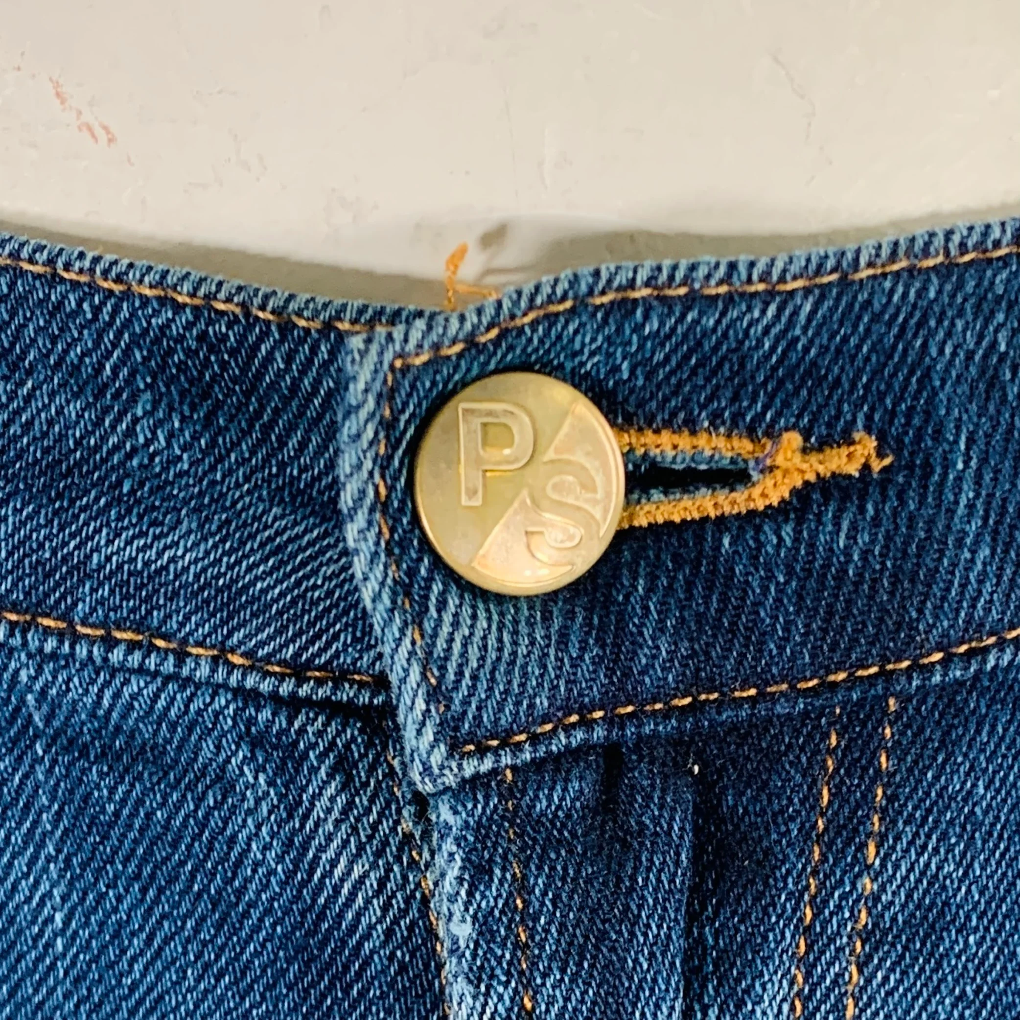 PAUL SMITH Size 36 Blue Cotton Polyurethane 5 Pocket Jeans - Image 2