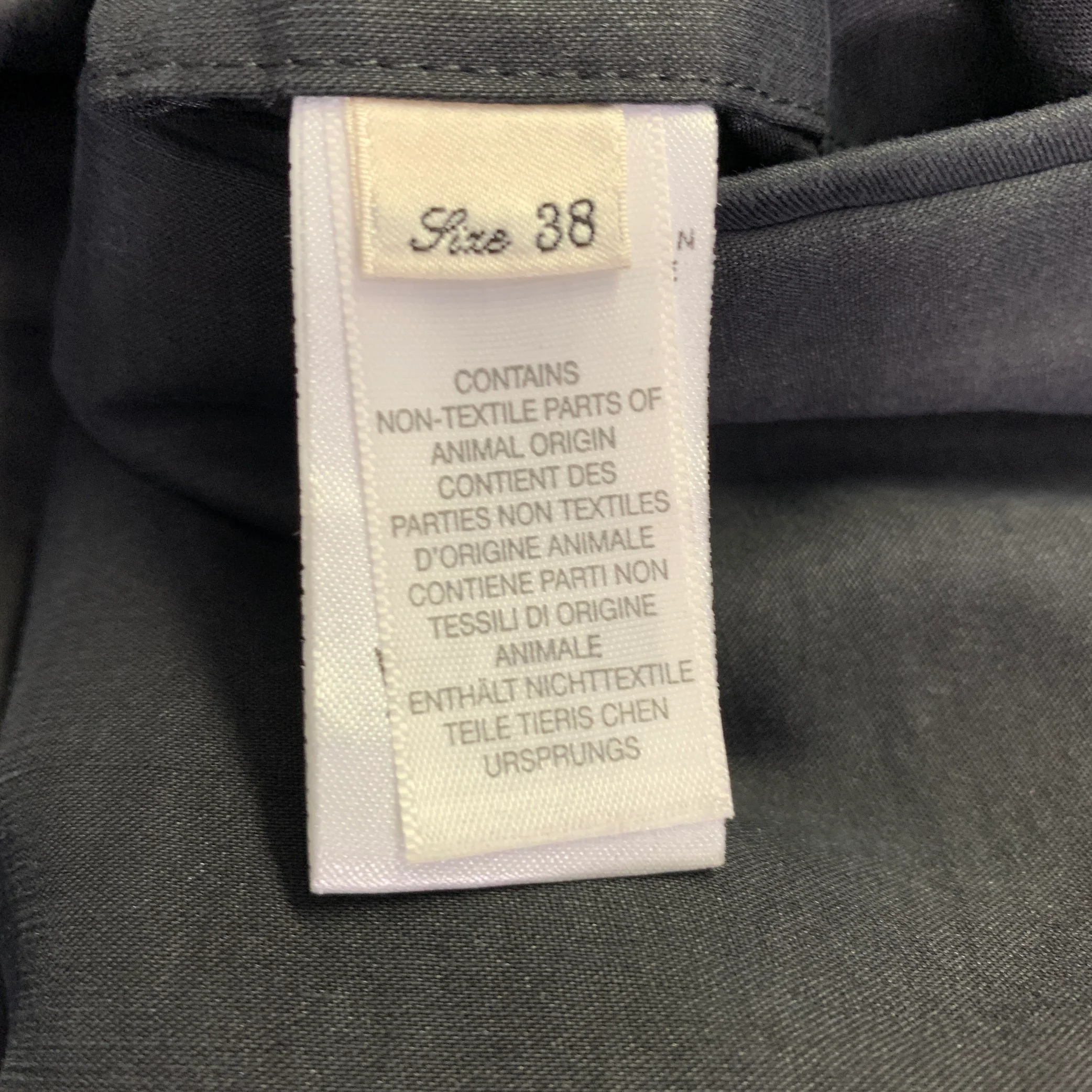 PAUL SMITH Size 38 Black Cotton Blend Single Breasted Sport Coat - Image 8