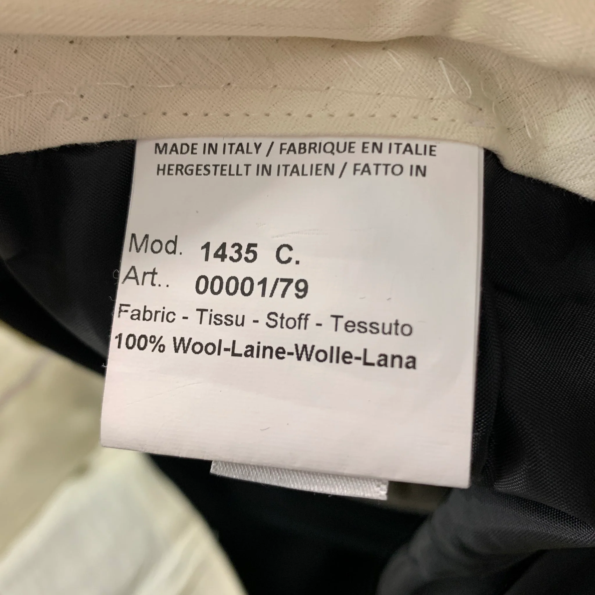 PAUL SMITH Size 38 Navy Wool Notch Lapel Suit - Image 11